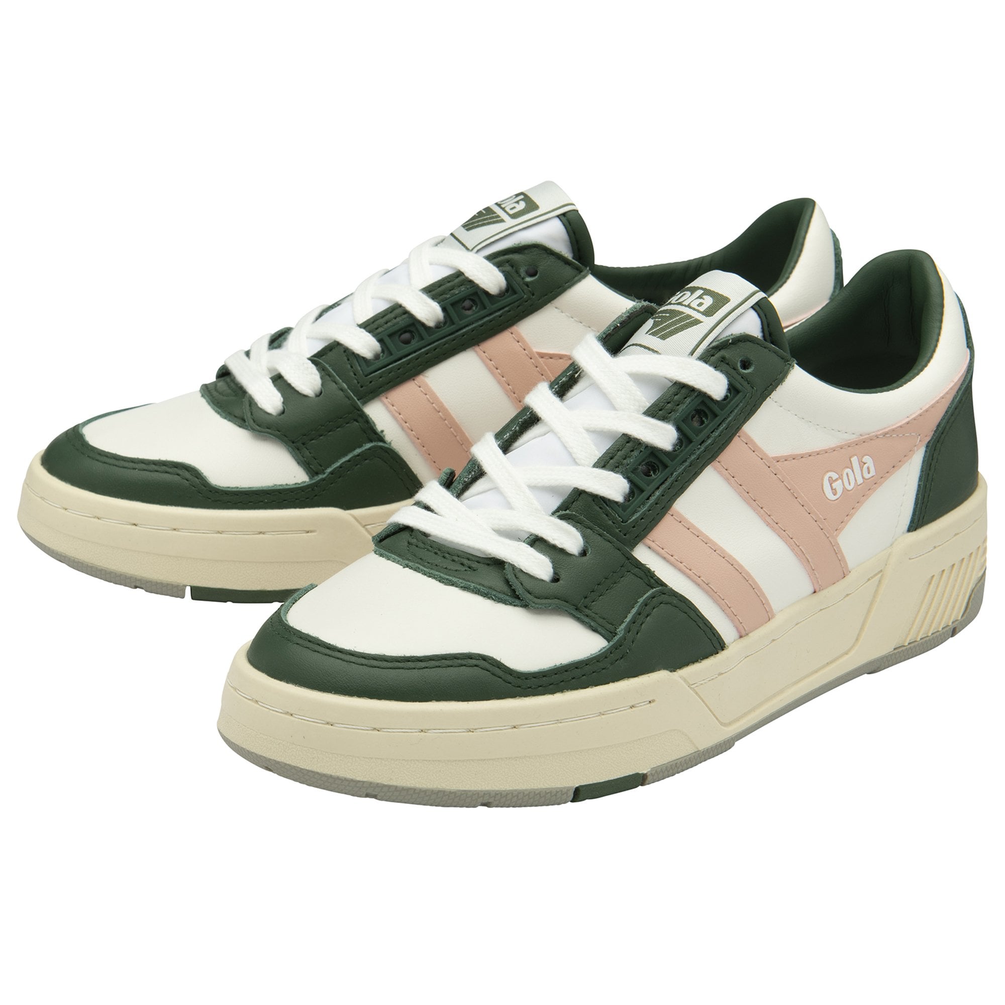 gola-challenge-sneaker-damen-wei-tannengr-n-rosa image 3