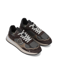philippe-model-olympique-sneaker-herren-braun-schwarz-grau image 4