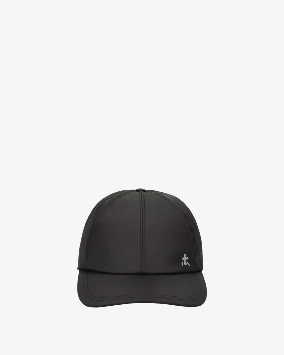 premiata-baseball-cap-nylon-schwarz-mit-sticklogo image 1