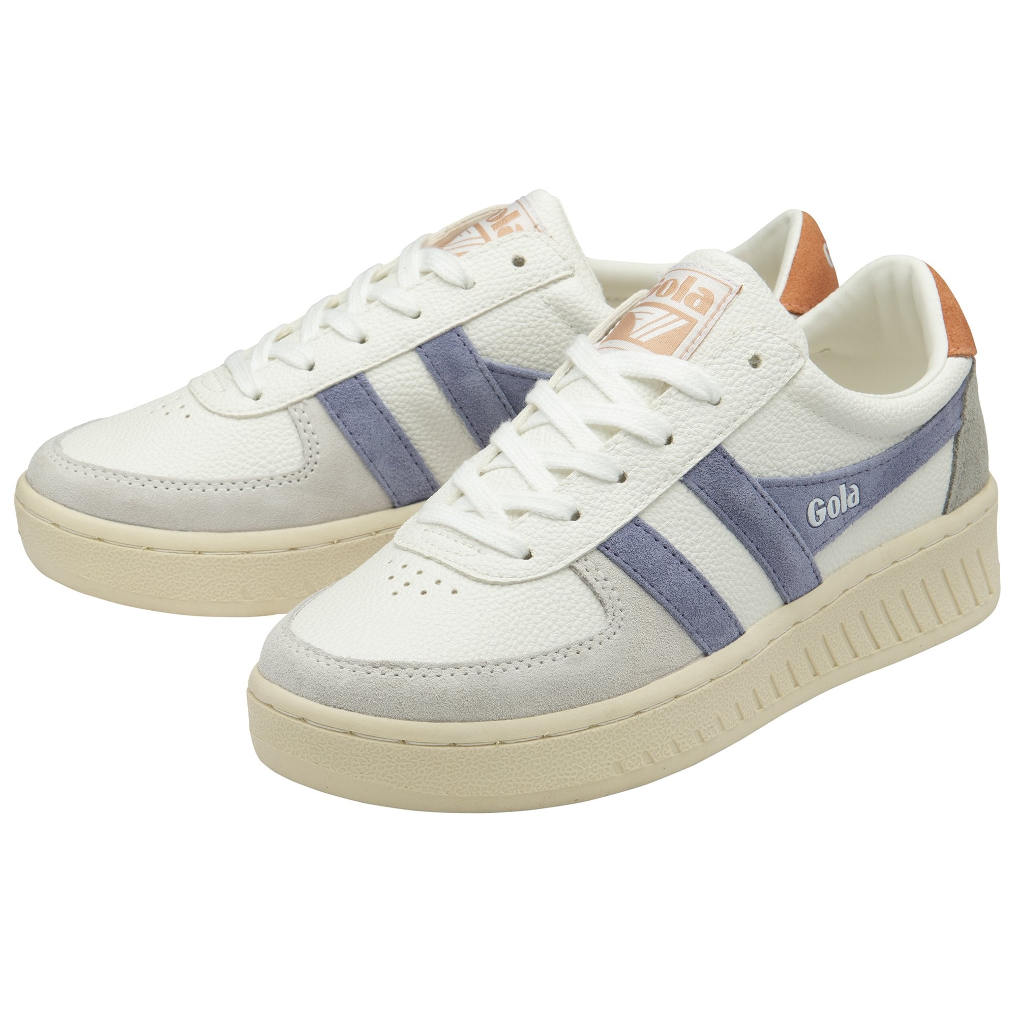 gola-grandslam-trident-sneaker-f-r-damen-wei-lavendel-terrakotta image 3