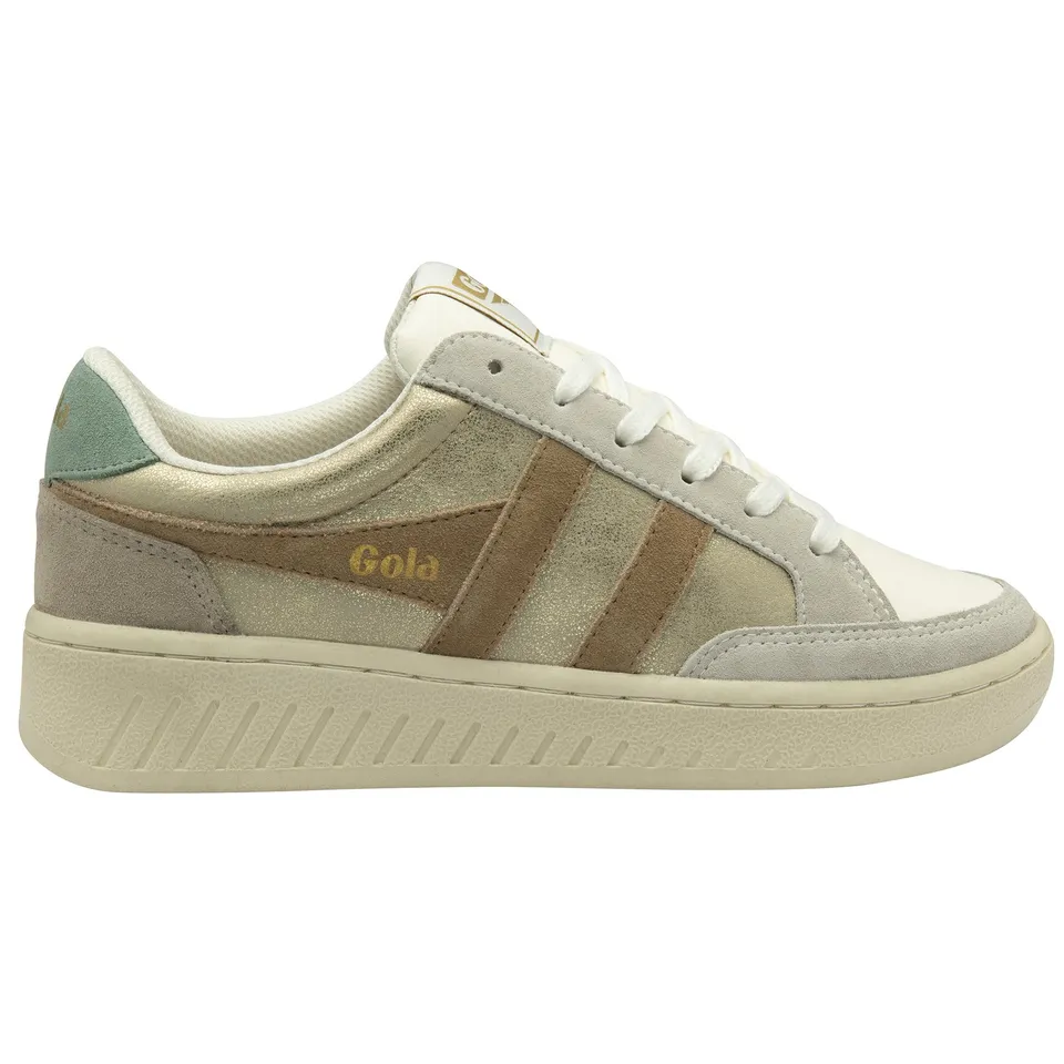 gola-superslam-blaze-damen-sneaker-creme-gold-metallic image 1