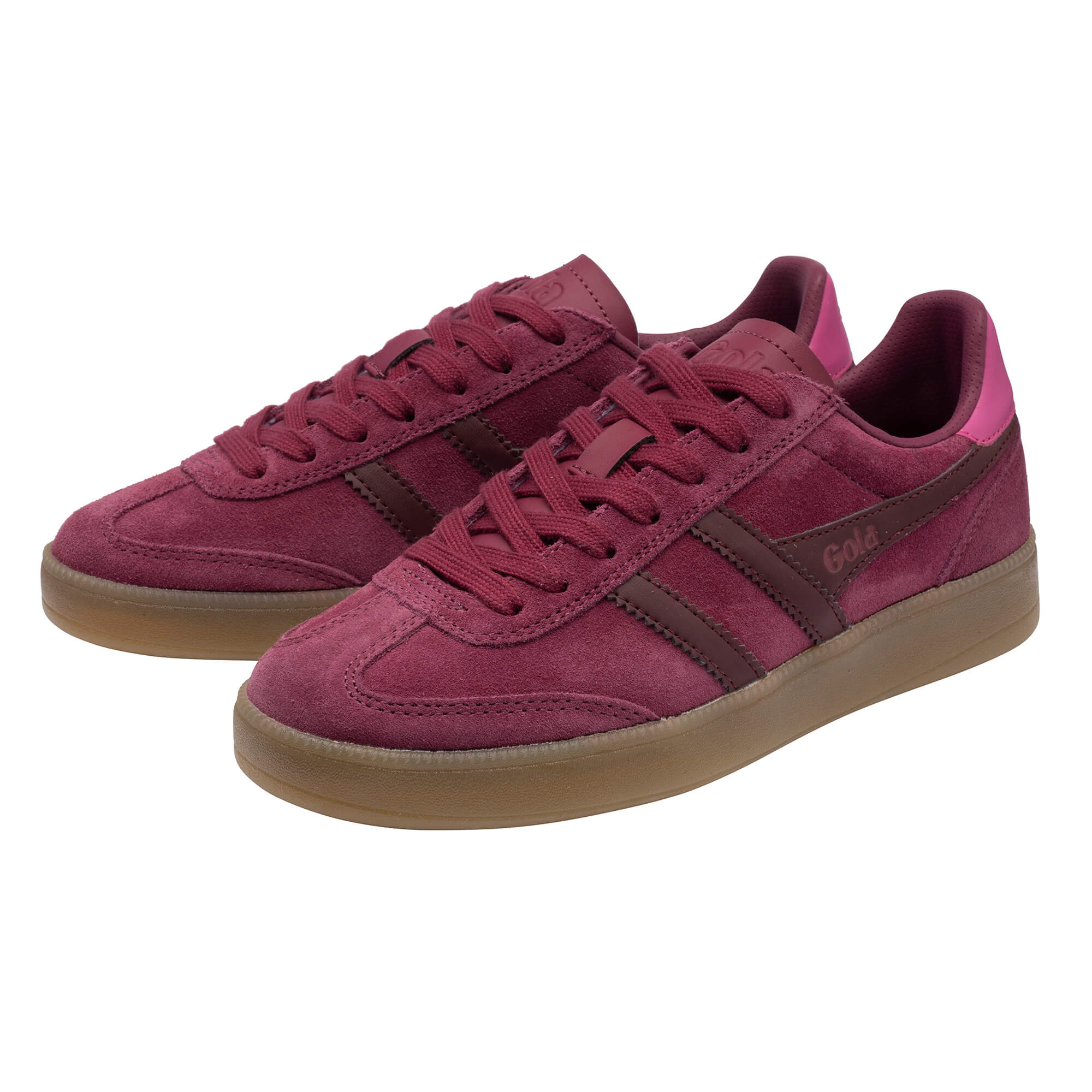 gola-viper-damen-sneaker-cerise-veloursleder-heritage image 3