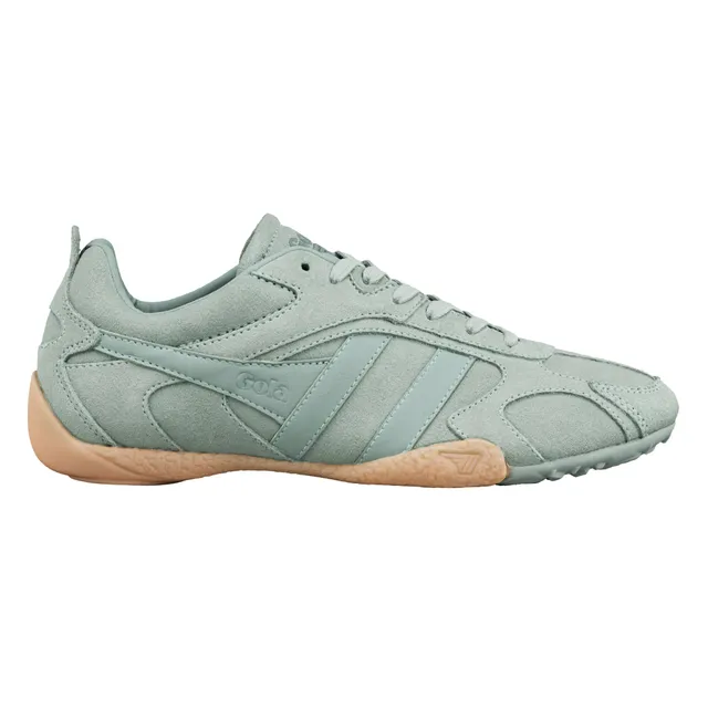 gola-corva-sneaker-f-r-damen-green-mist-wildleder-slim-sohle image 1
