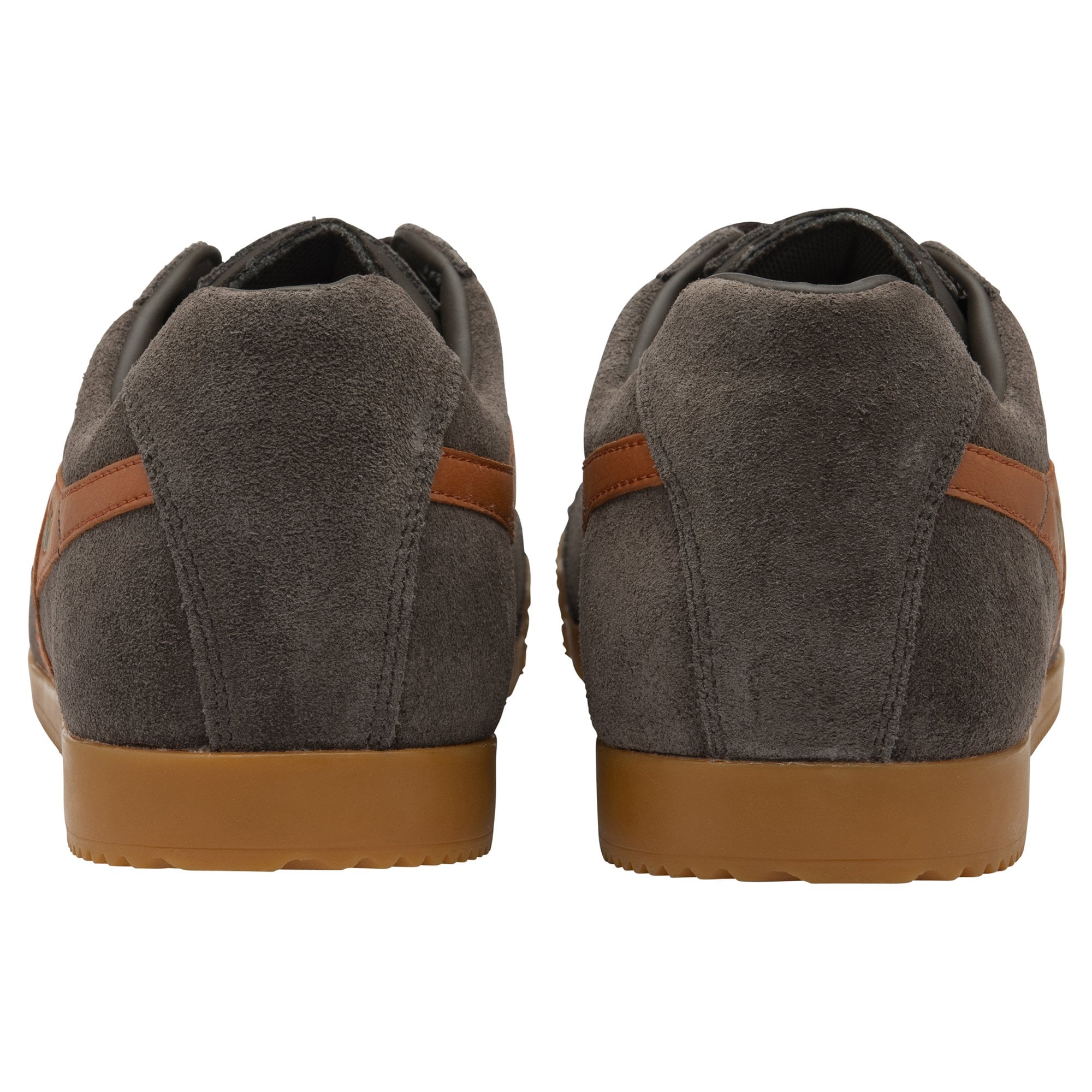 gola-harrier-herren-sneaker-dunkelbraun-wildleder-orange-1968 image 4