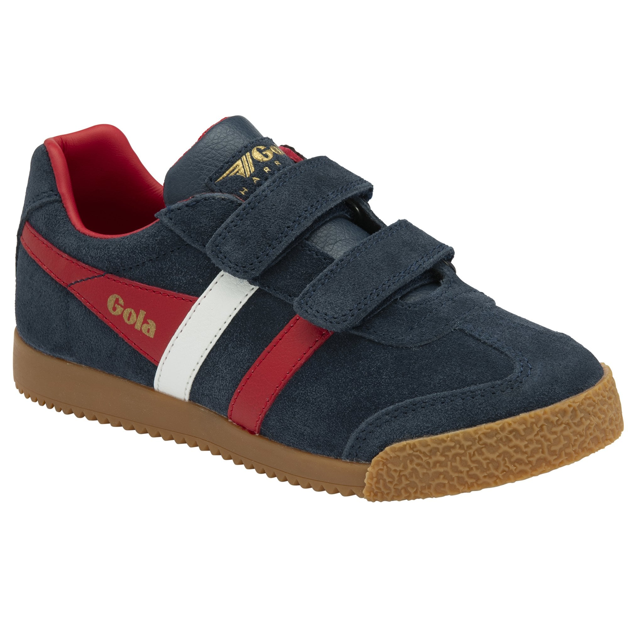 gola-harrier-strap-kinder-sneaker-wildleder-mit-klett image 2