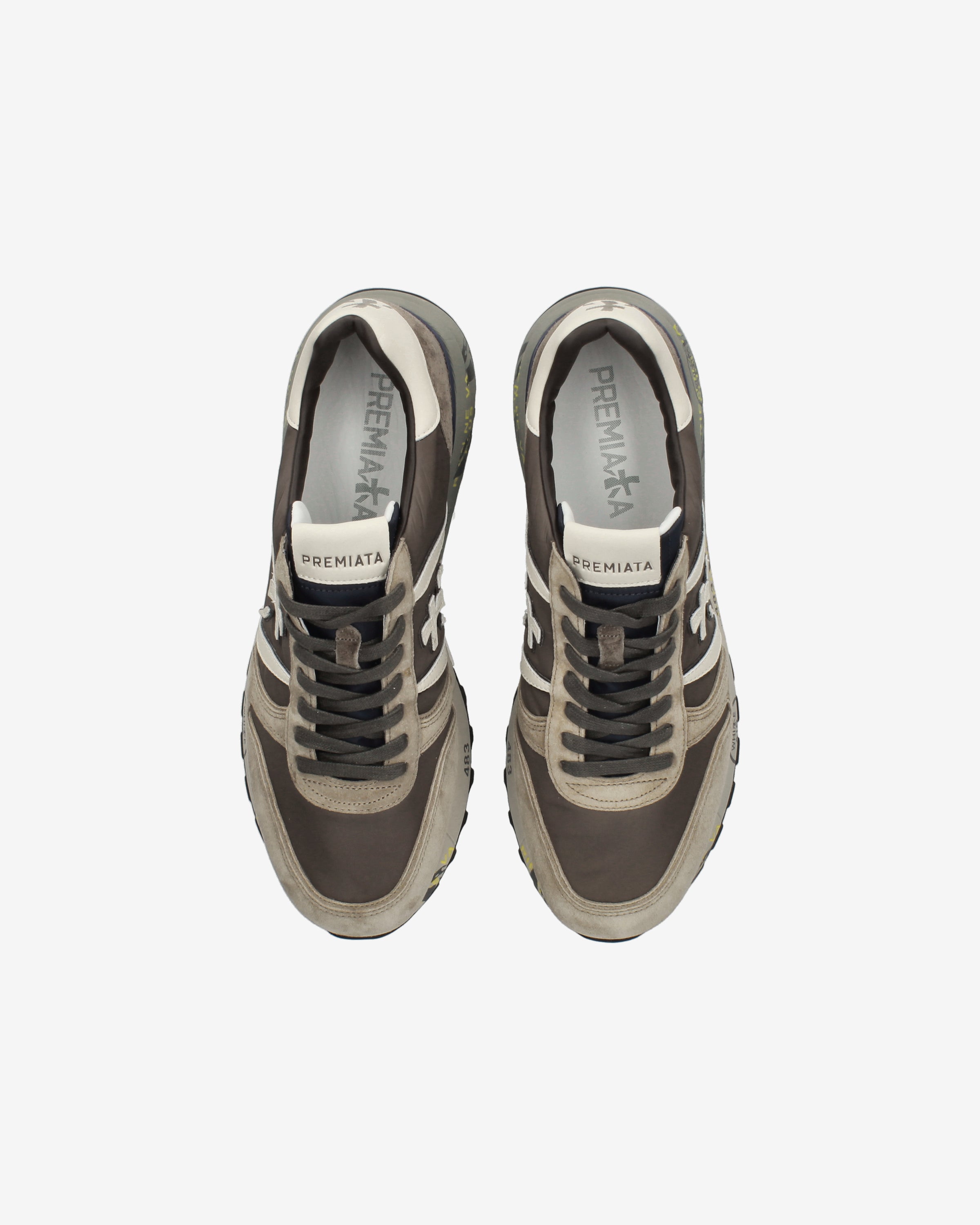 premiata-lander-7704-sneaker-herren-tortora-braun image 6