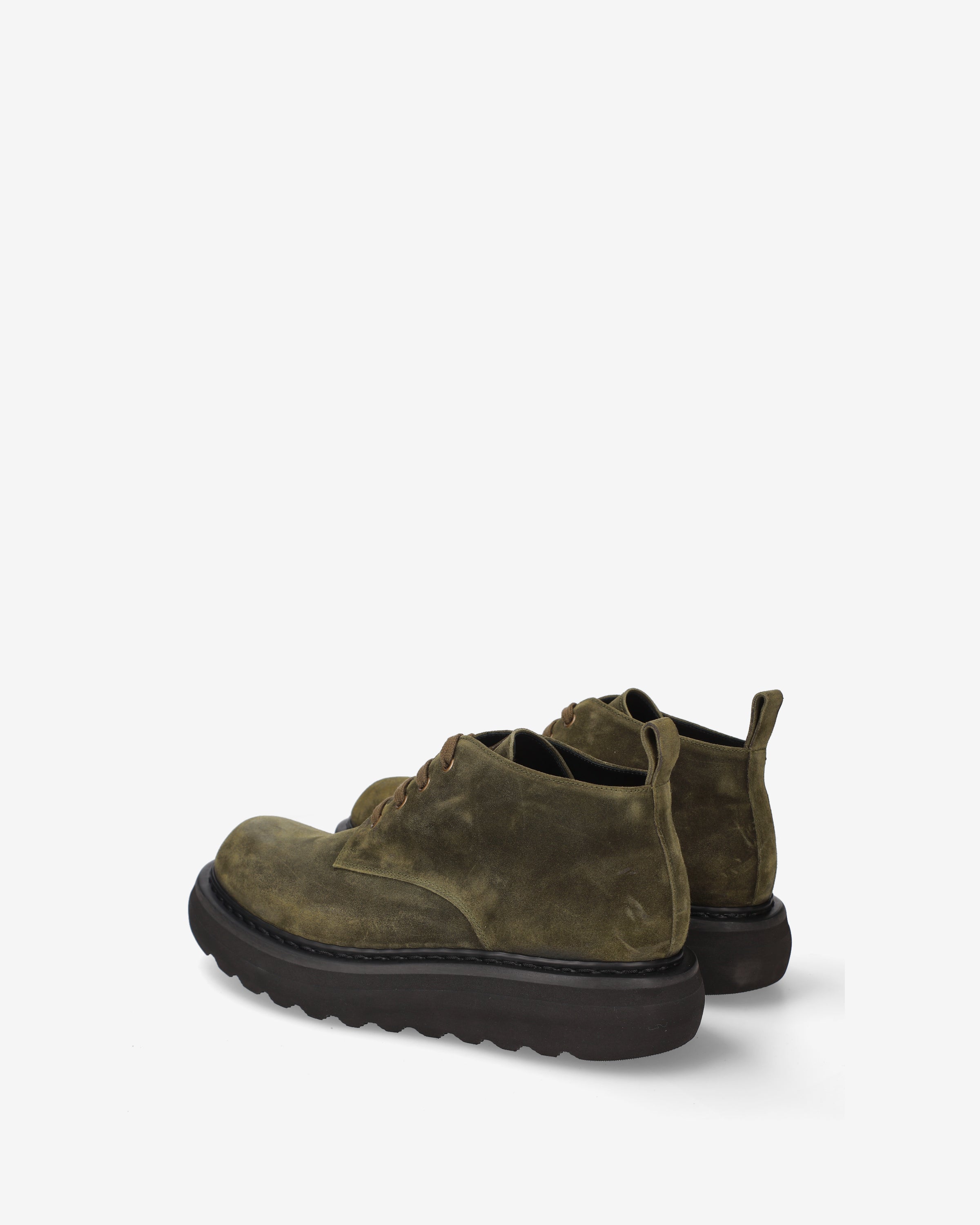 premiata-polacchino-platform-olive-herren-boot-aus-suede image 5
