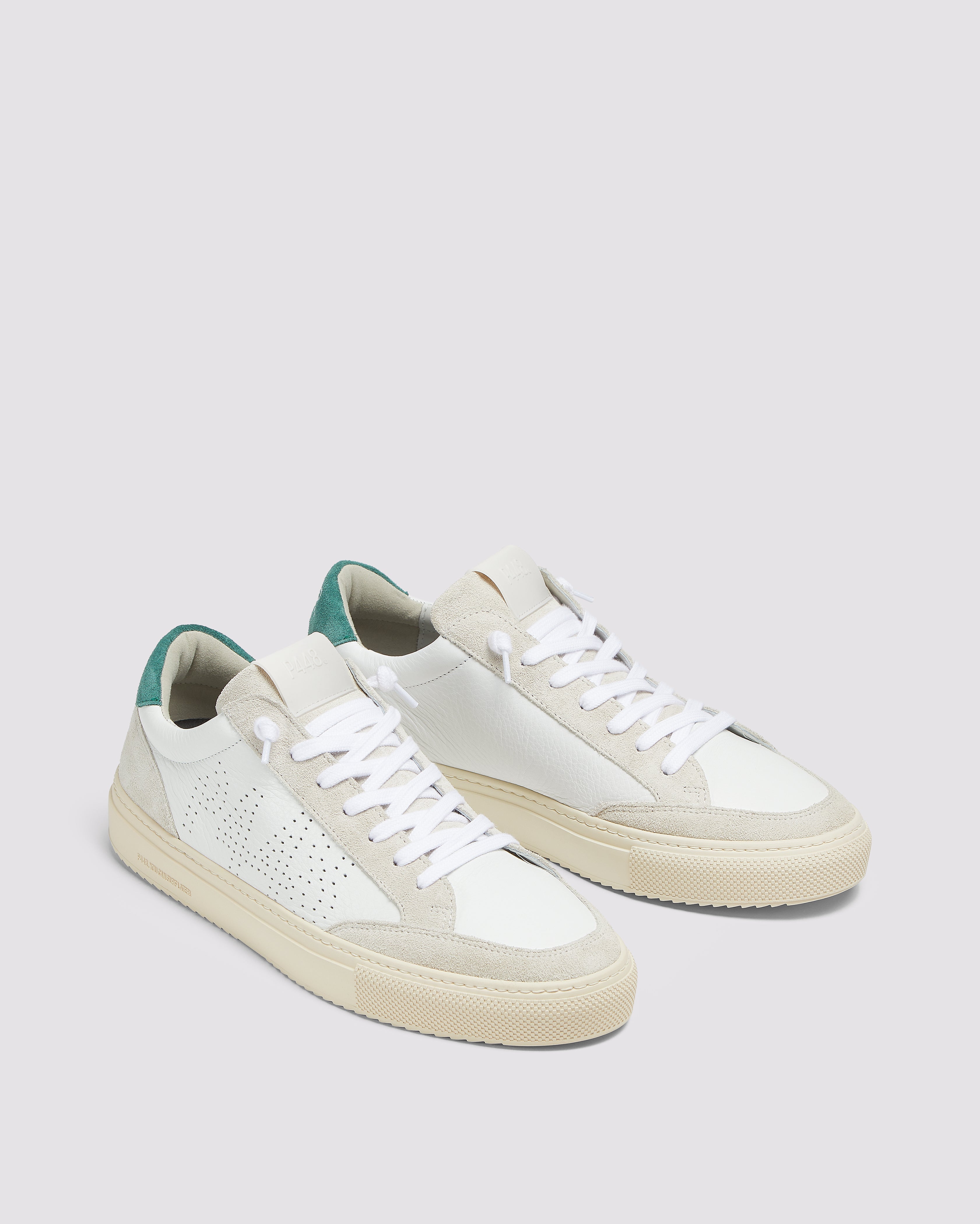 p448-soho-forest-herren-sneaker-wei-dunkelgr-n-leder-wildleder image 4