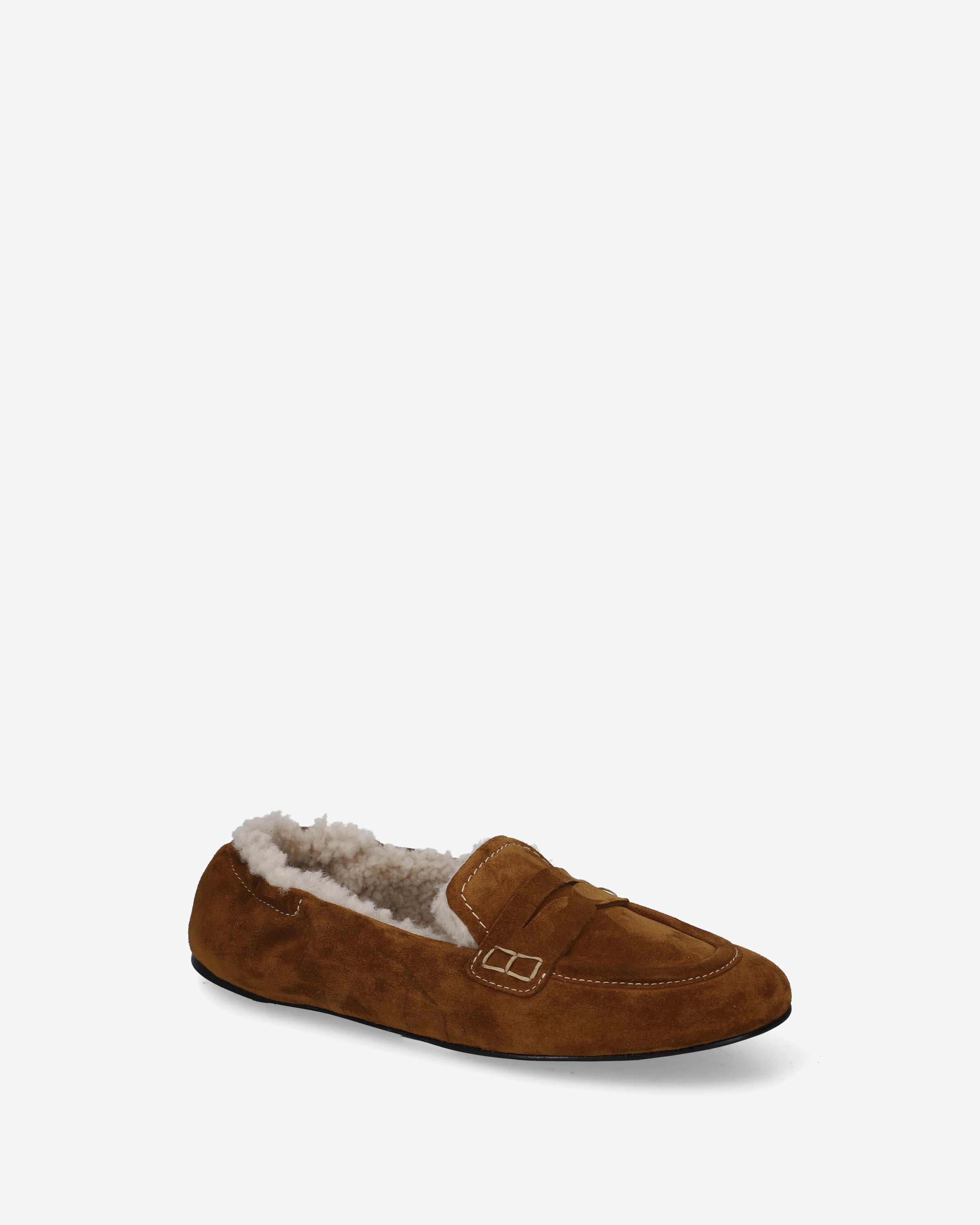 premiata-pocket-loafer-damen-cognac-vintage-leder-mit-shearling image 4