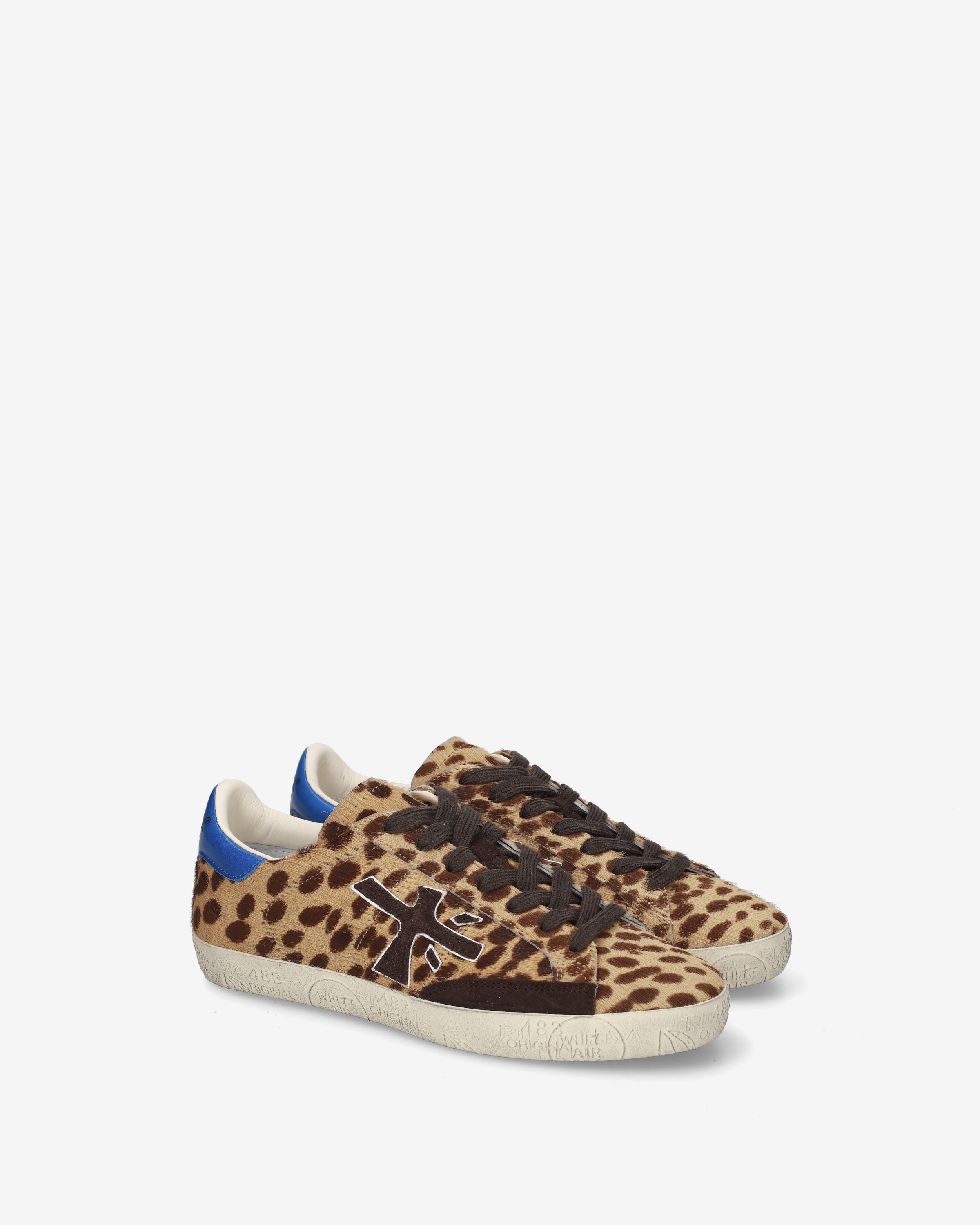 premiata-stevend-8499-damen-sneaker-animalier-beige image 2