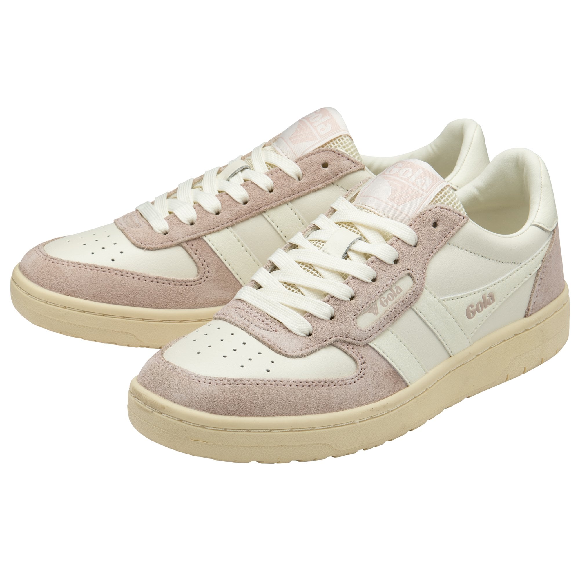 gola-hawk-89-damen-sneaker-rosa-wildleder-court-retro image 3