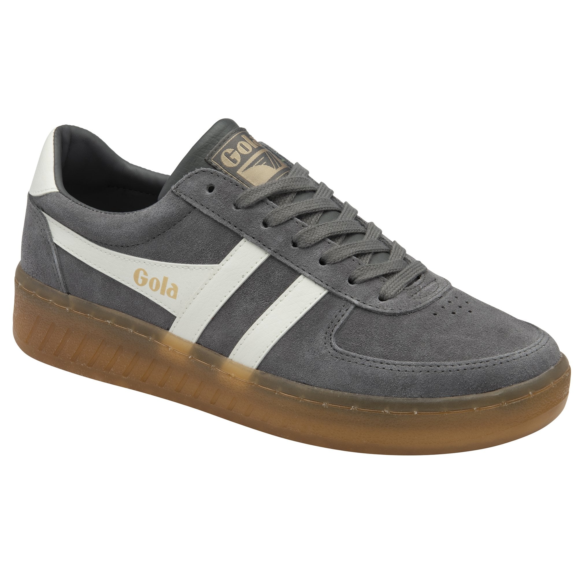 gola-grandslam-suede-herren-sneaker-aschgrau-cremewei image 2