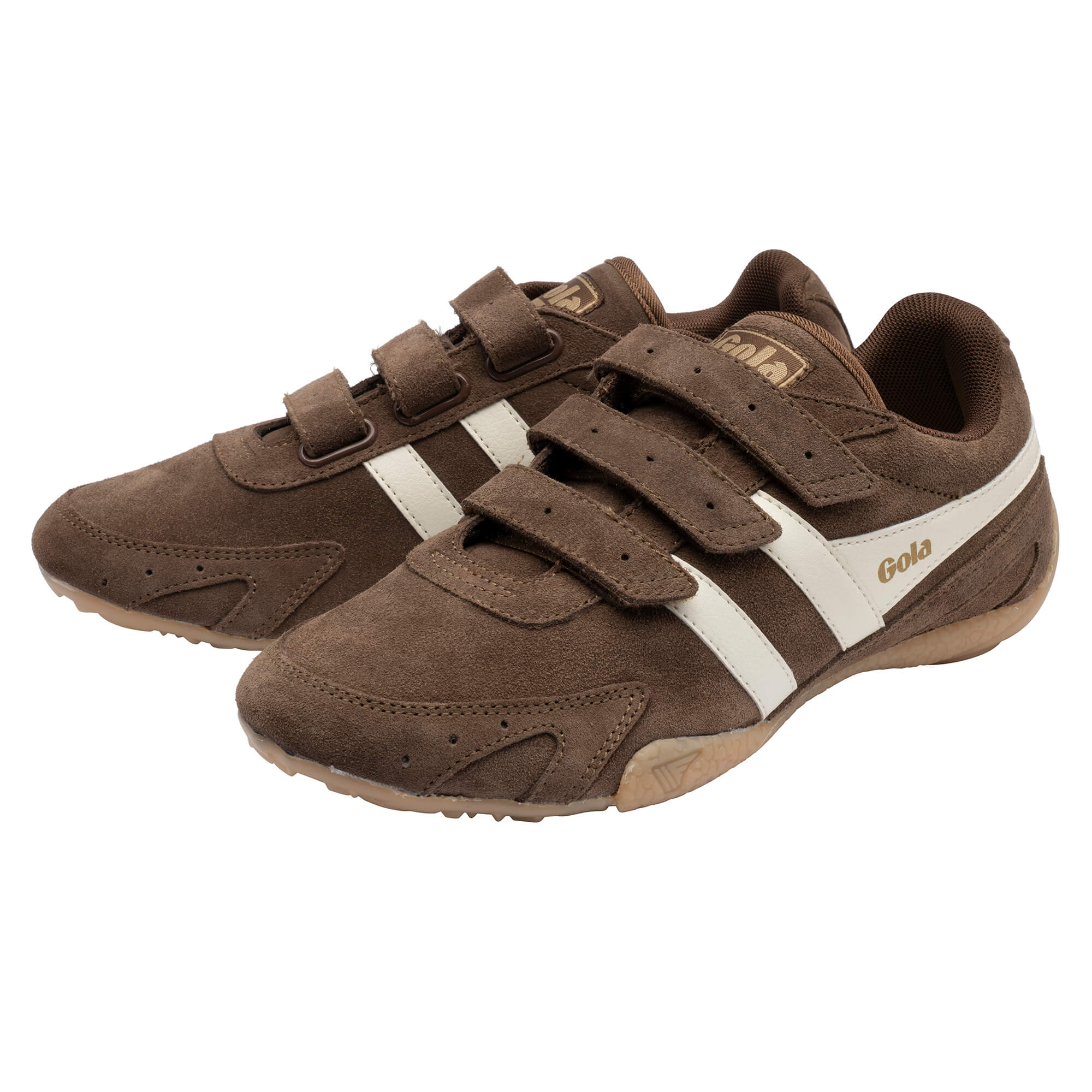 gola-connect-suede-strap-damen-sneaker-otterbraun-off-white image 3
