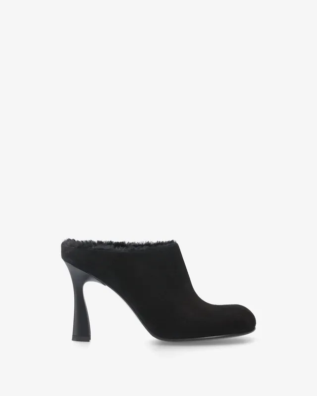 premiata-hausschuhe-damen-montone-leder-schwarz image 1