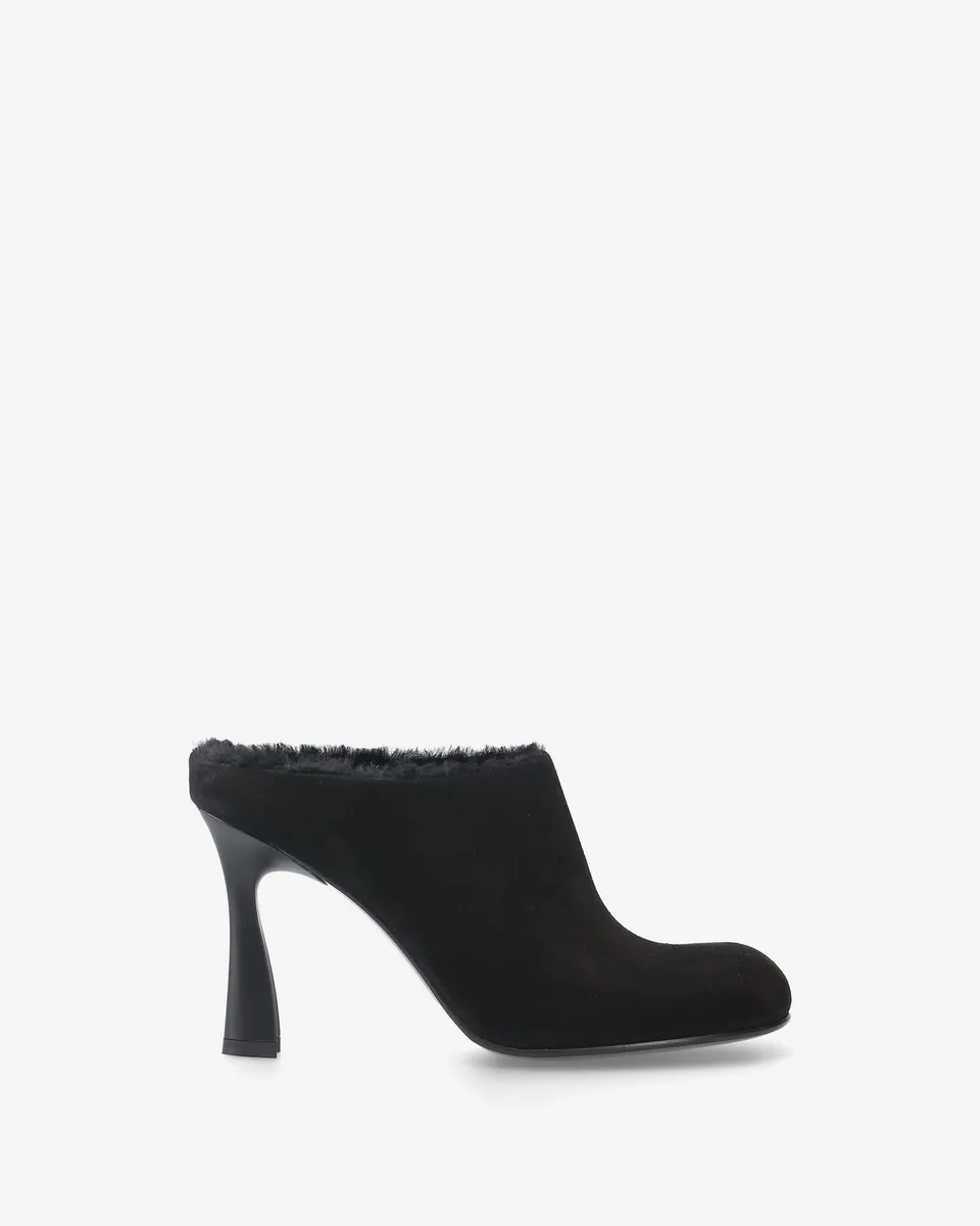 premiata-hausschuhe-damen-montone-leder-schwarz image 1