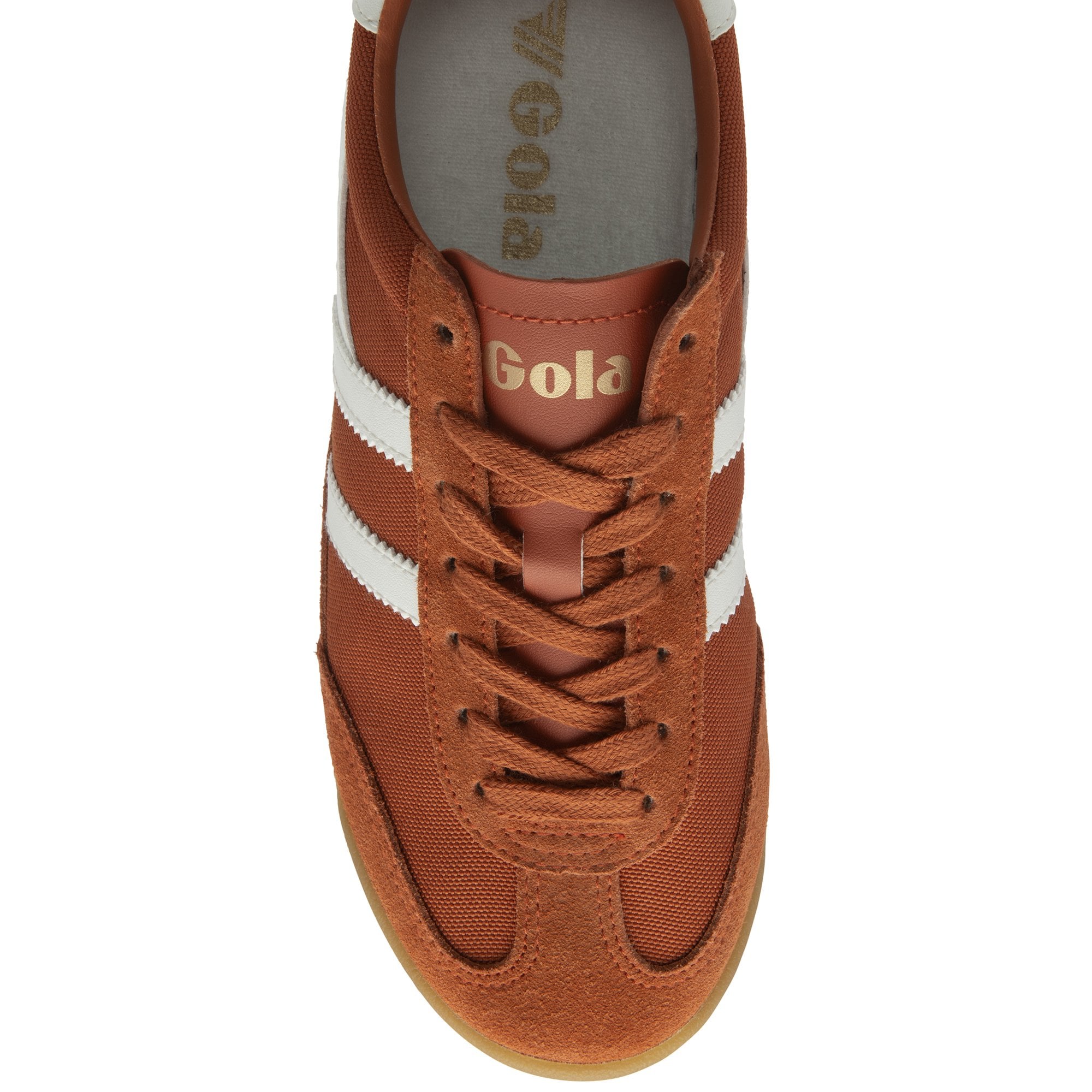 gola-tornado-damen-sneaker-orange-nylon-wildleder image 5