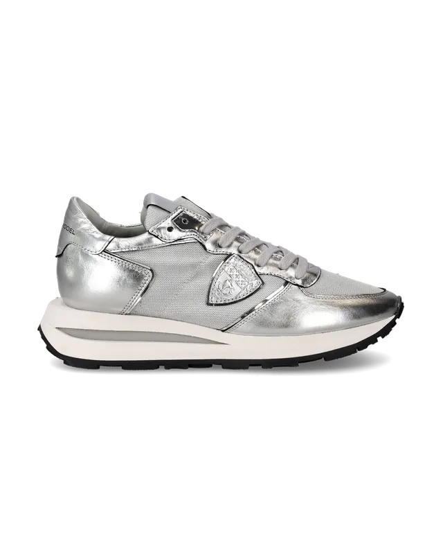 philippe-model-tropez-haute-damen-sneaker-silber image 1