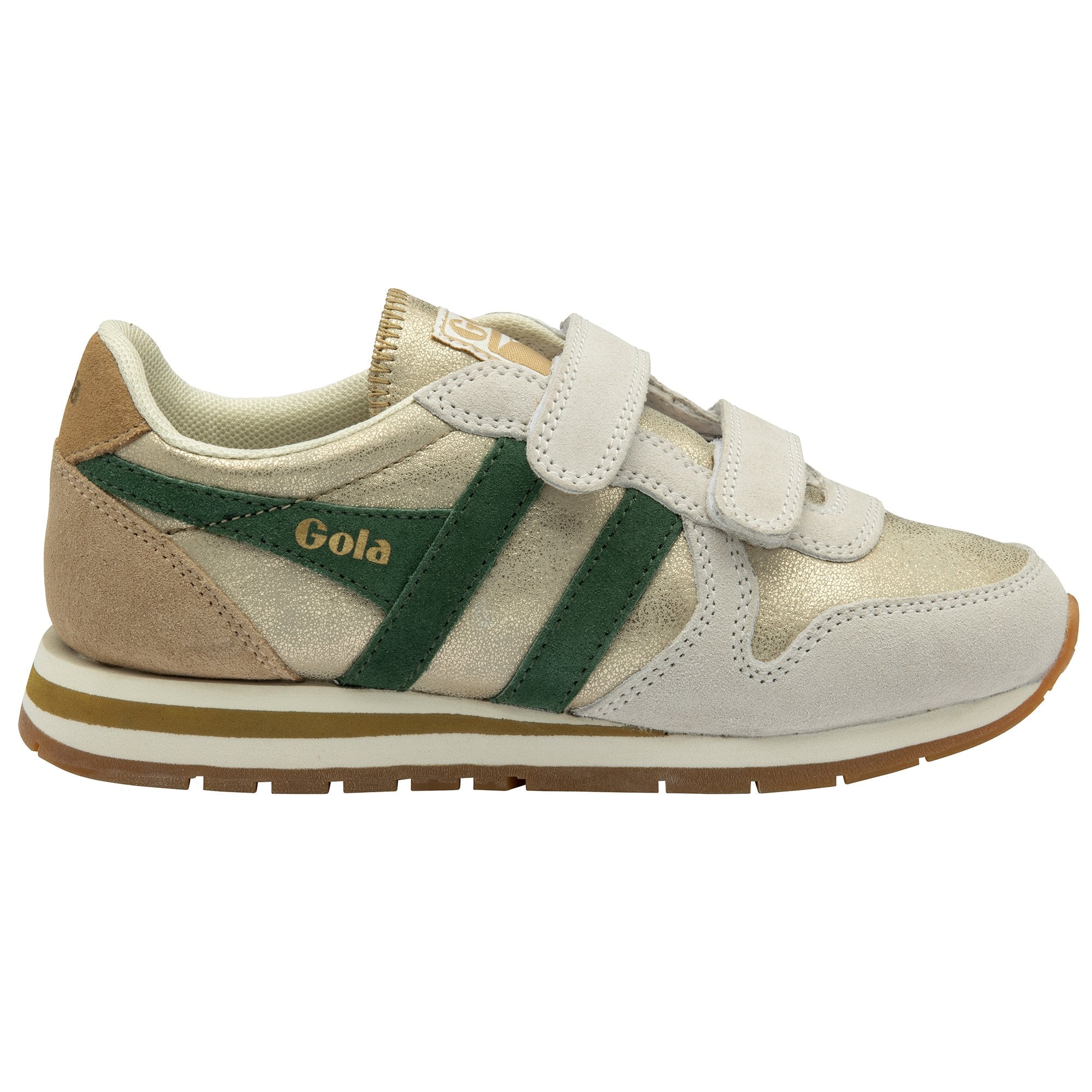 gola-daytona-blaze-strap-kinder-sneaker-gold-tannengr-n-braun image 1