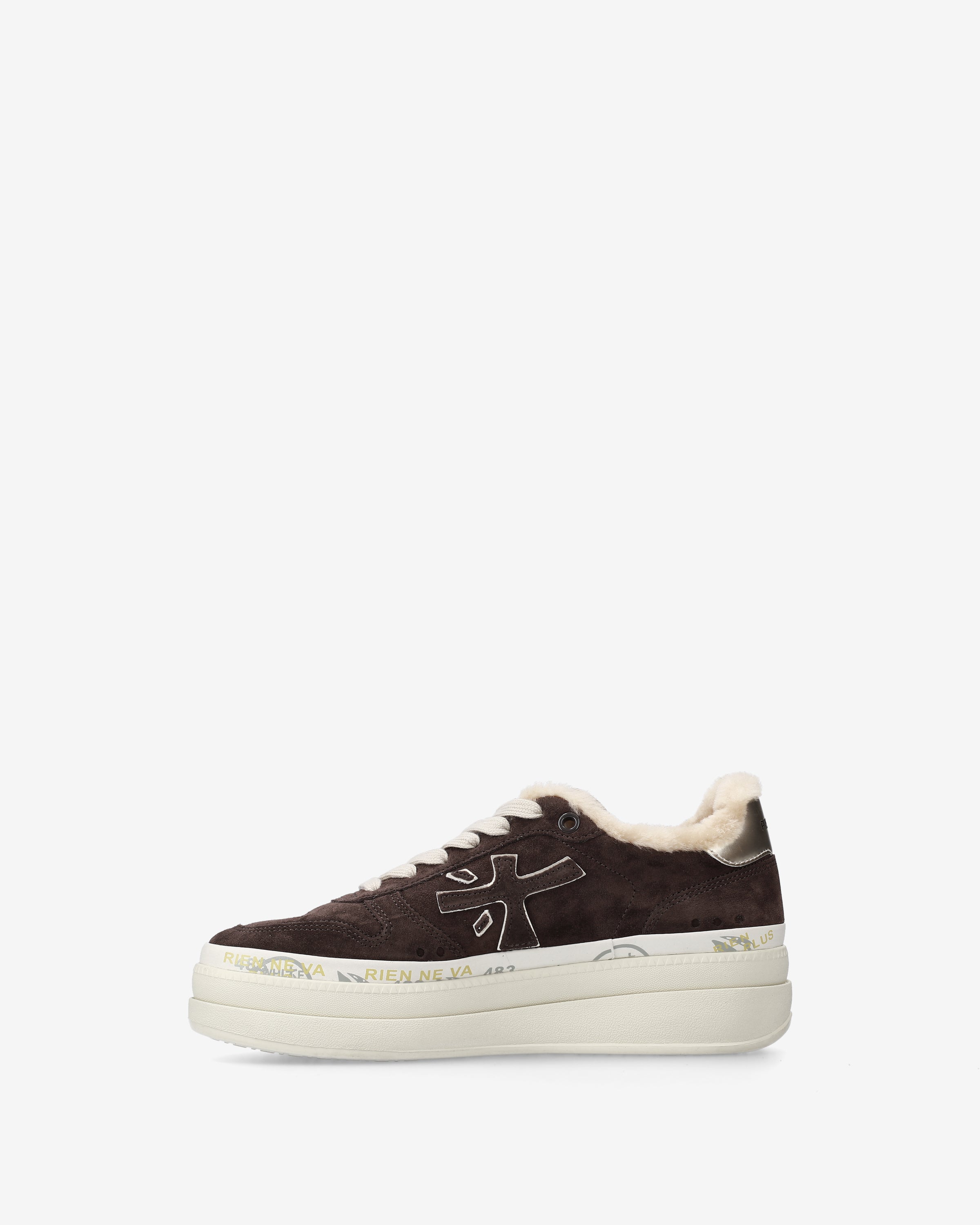 premiata-micol-7894m-damen-sneaker-suede-braun-mit-plateau-5-cm image 3