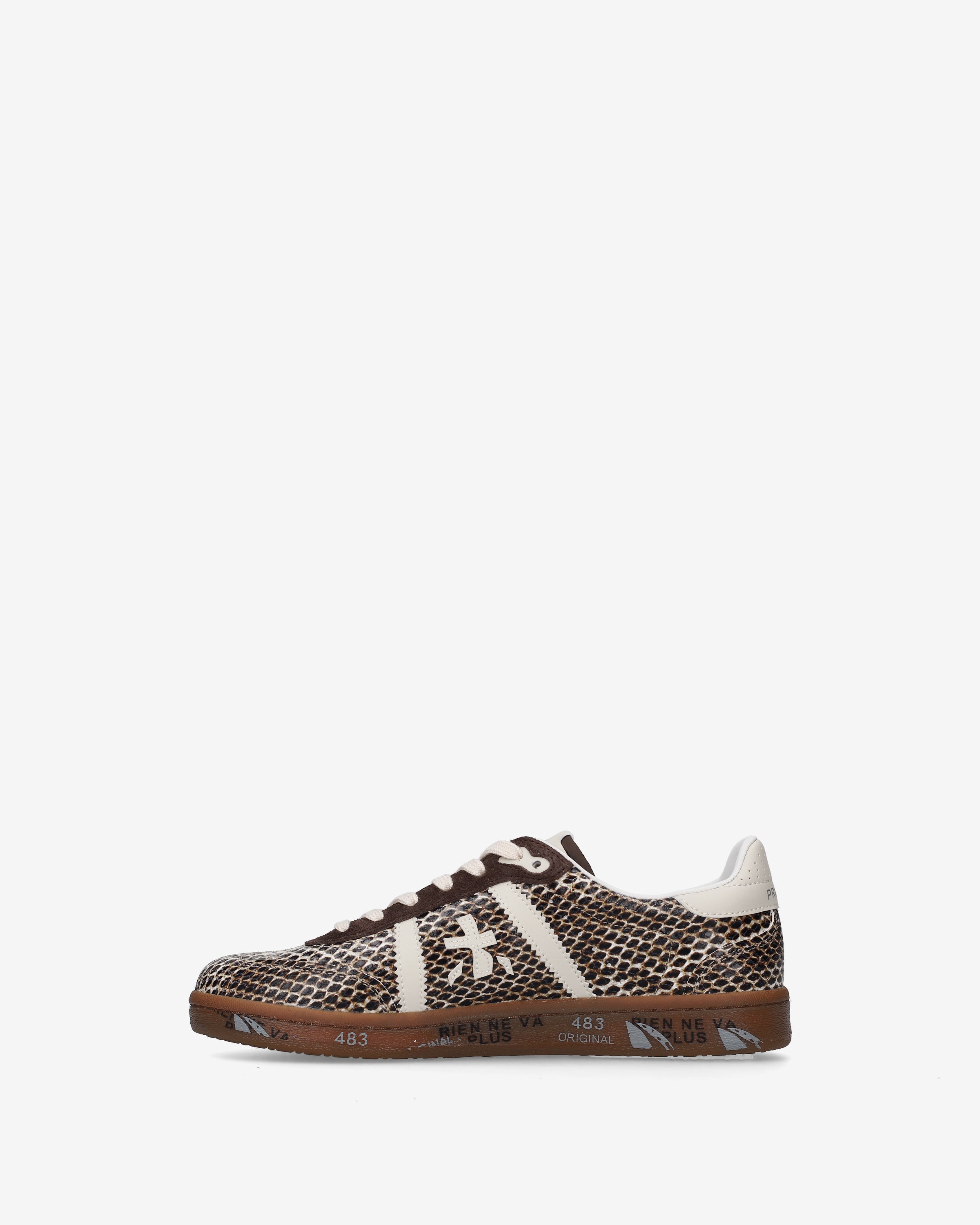premiata-bonnied-8573-damen-sneaker-beige-brown-python image 3