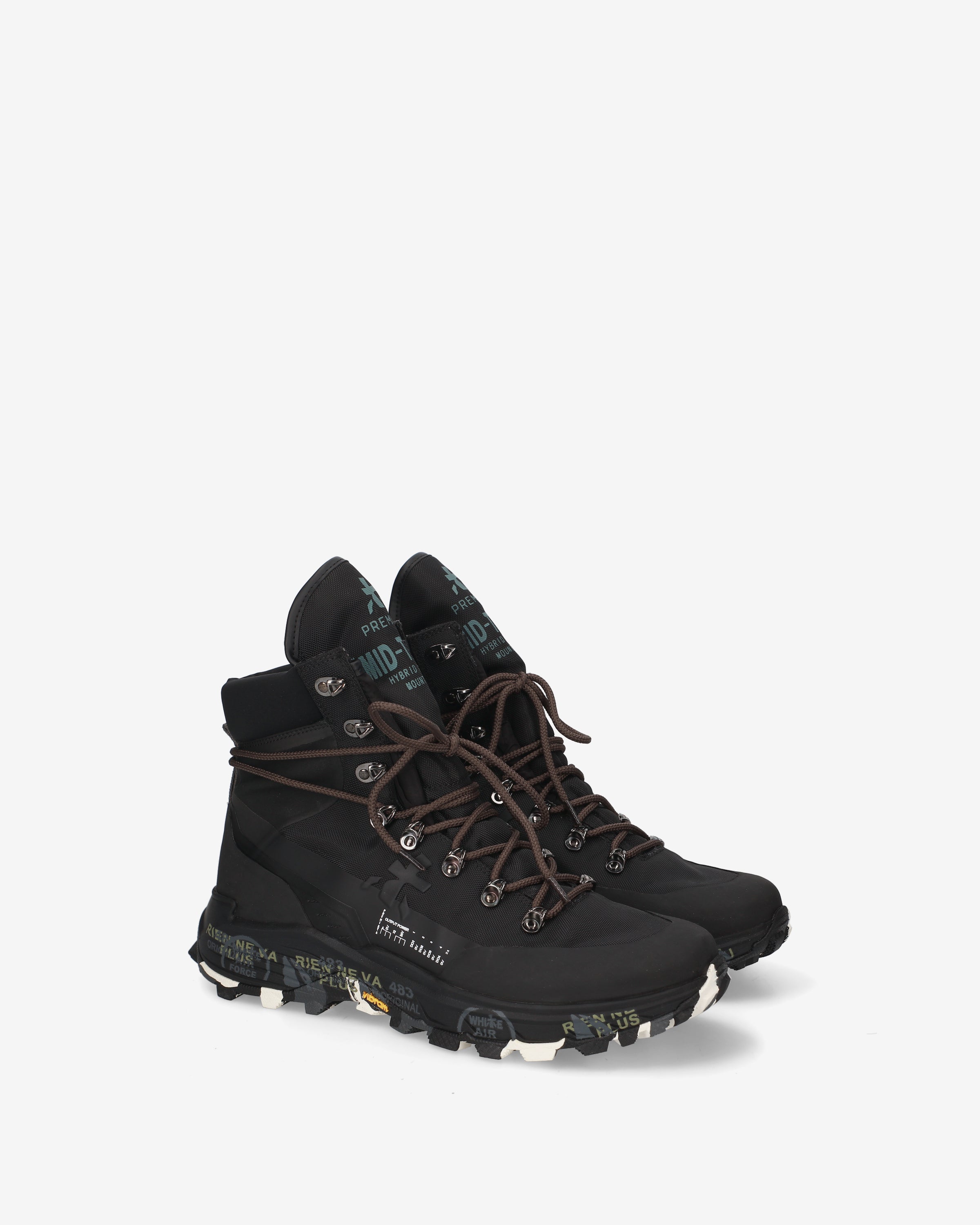 premiata-midtreck-507-herren-boot-schwarz-mit-vibram image 2