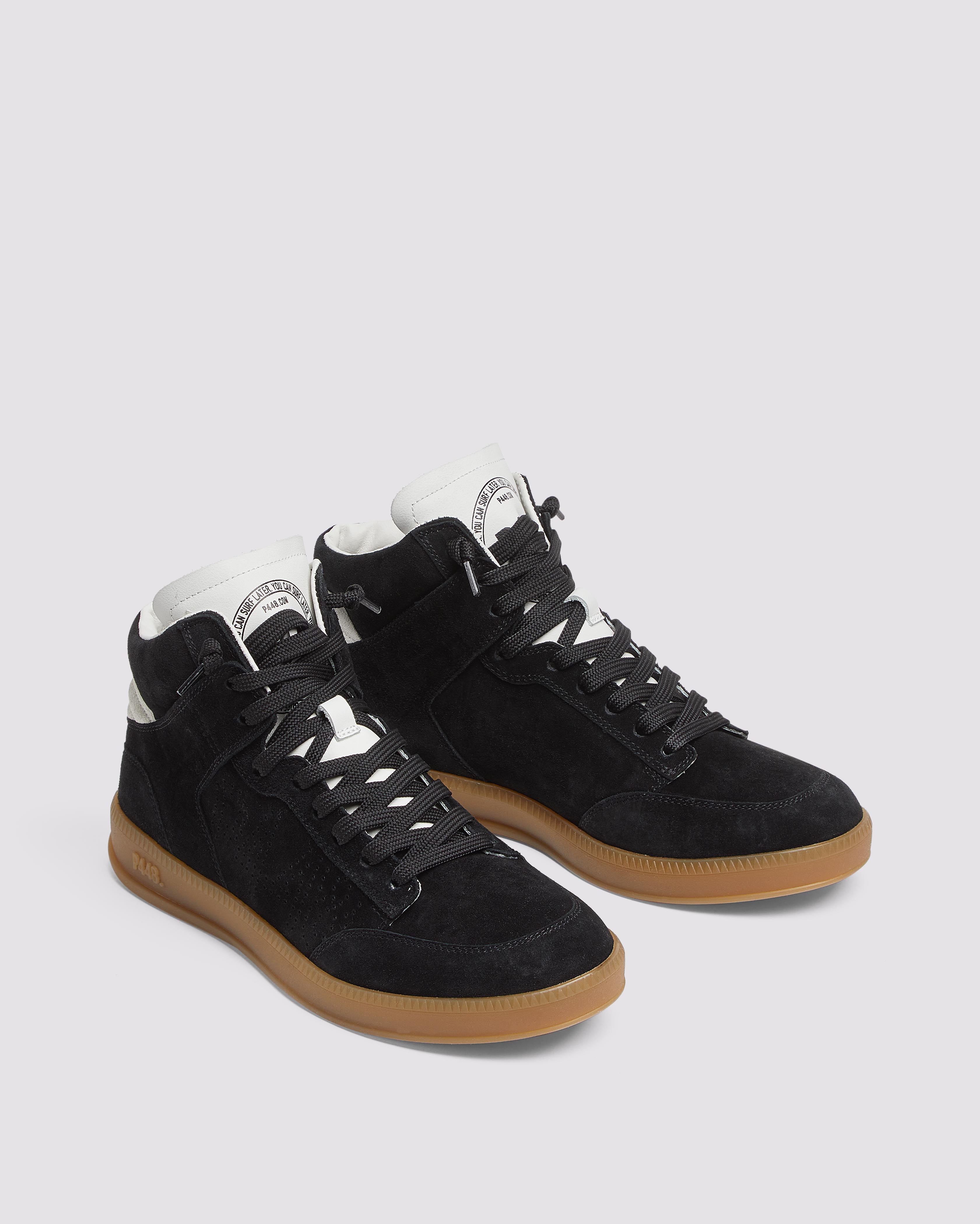 p448-london-black-damen-high-top-sneaker image 3