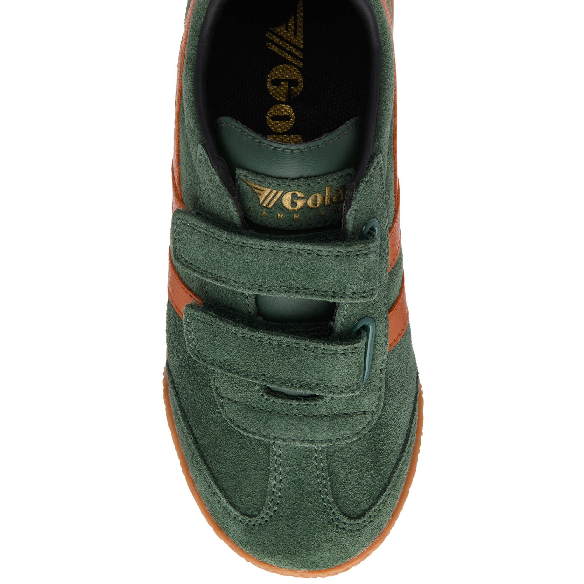 gola-harrier-strap-kinder-sneaker-wildleder-orange-schwarz image 5