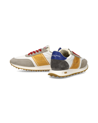 philippe-model-tour-herren-running-sneaker-grau-orange image 4