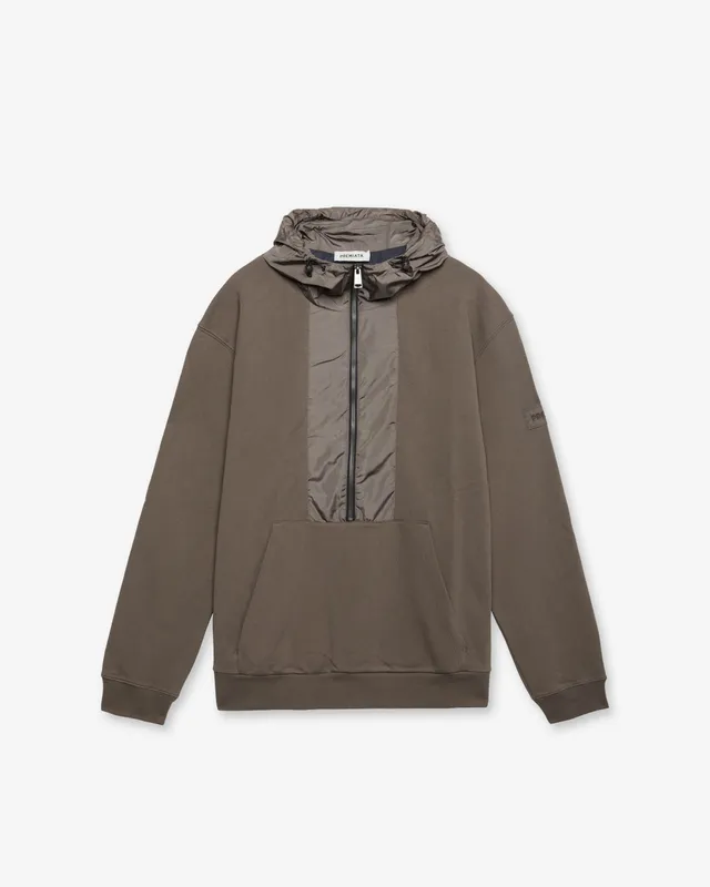 premiata-technical-hoodie-herren-kapuzenpullover-mud-baumwolle-mit-nylon-eins-tz image 1