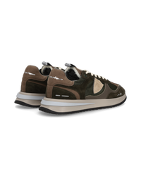 philippe-model-olympique-herren-sneaker-milit-rgr-n-braun image 2
