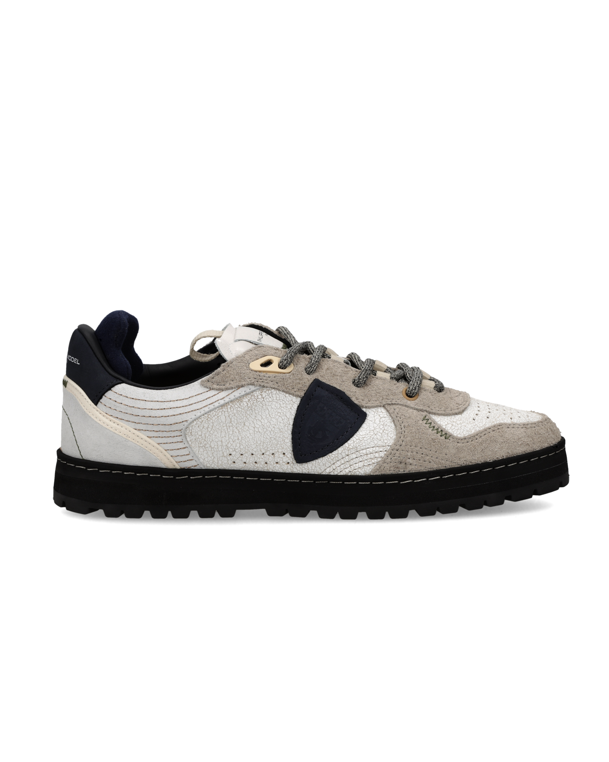 philippe-model-pgal-herren-sneaker-wei-blau-beige image 1