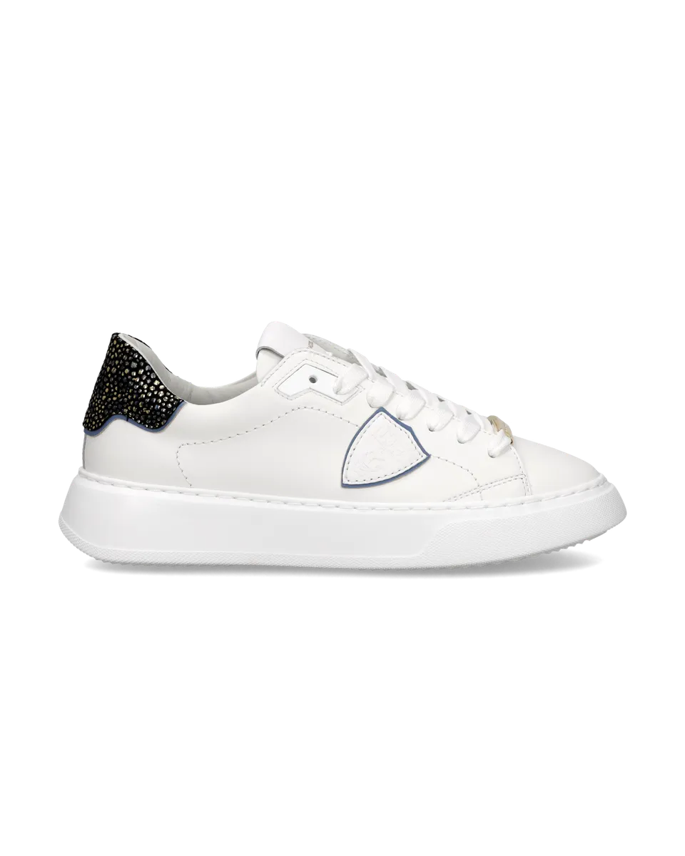 philippe-model-temple-damen-sneaker-wei-schwarz image 1