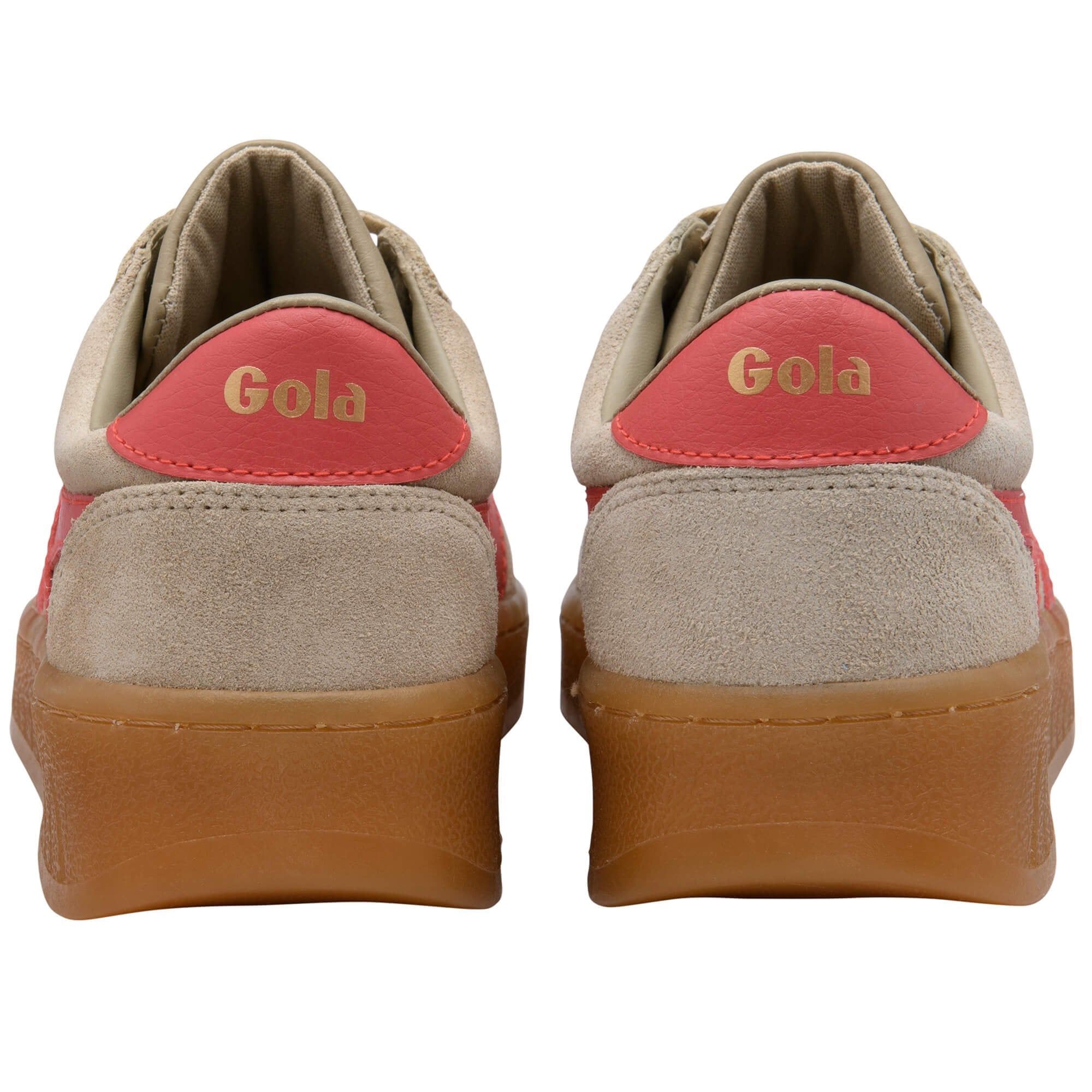 gola-grandslam-wildleder-sneaker-f-r-damen-court-classic-bone-coral image 4