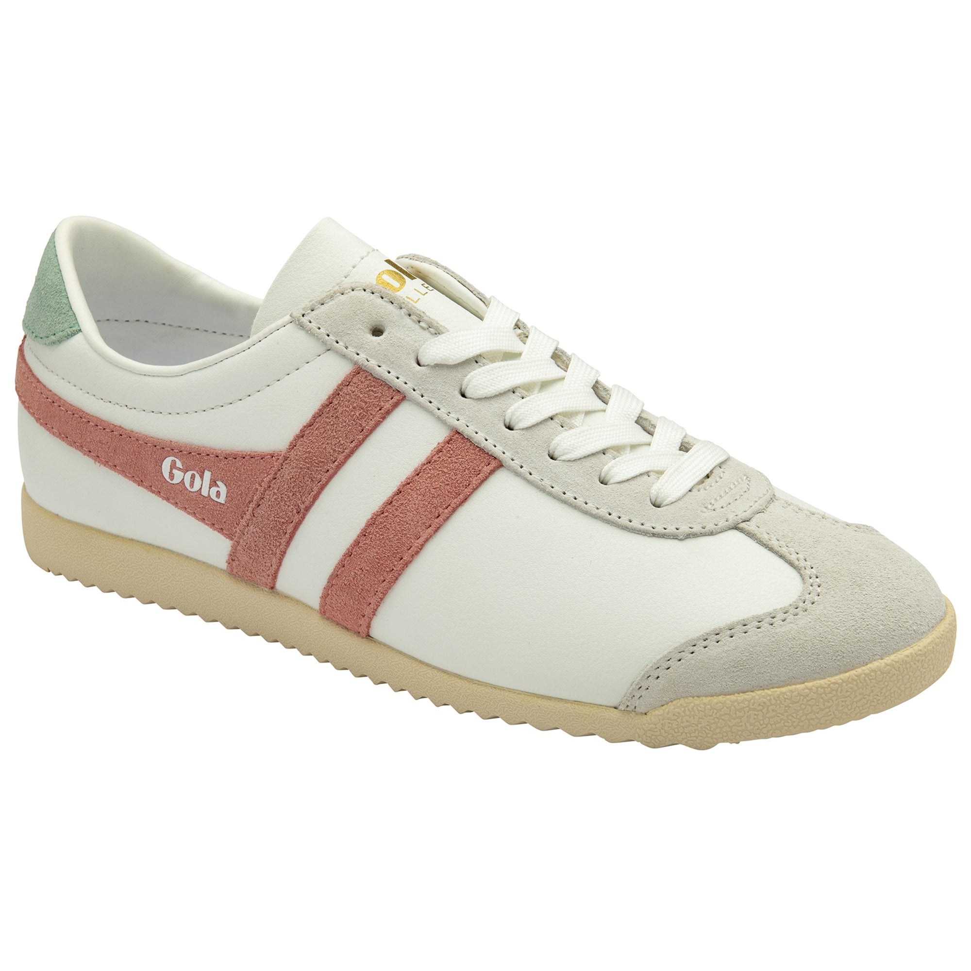 gola-bullet-pure-damen-sneaker-wei-koralle-gr-n image 2
