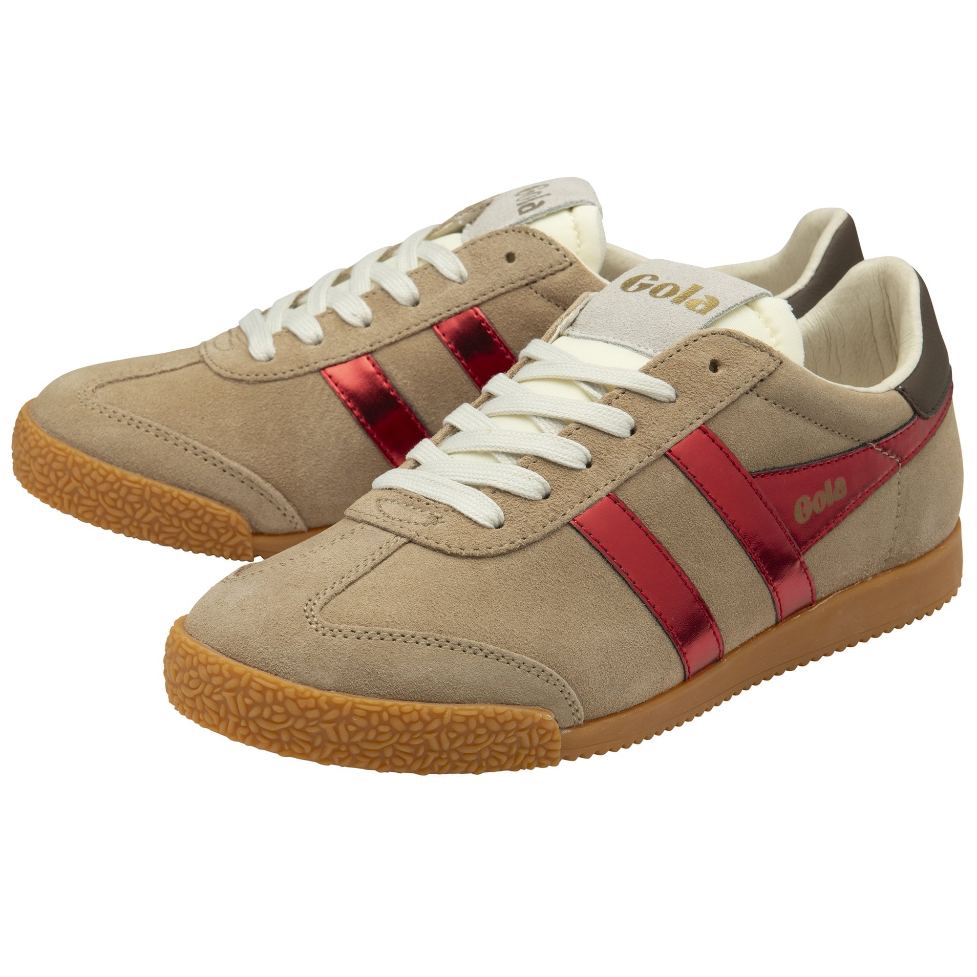 gola-elan-glitz-damen-sneaker-karamell-metallic-rot image 3