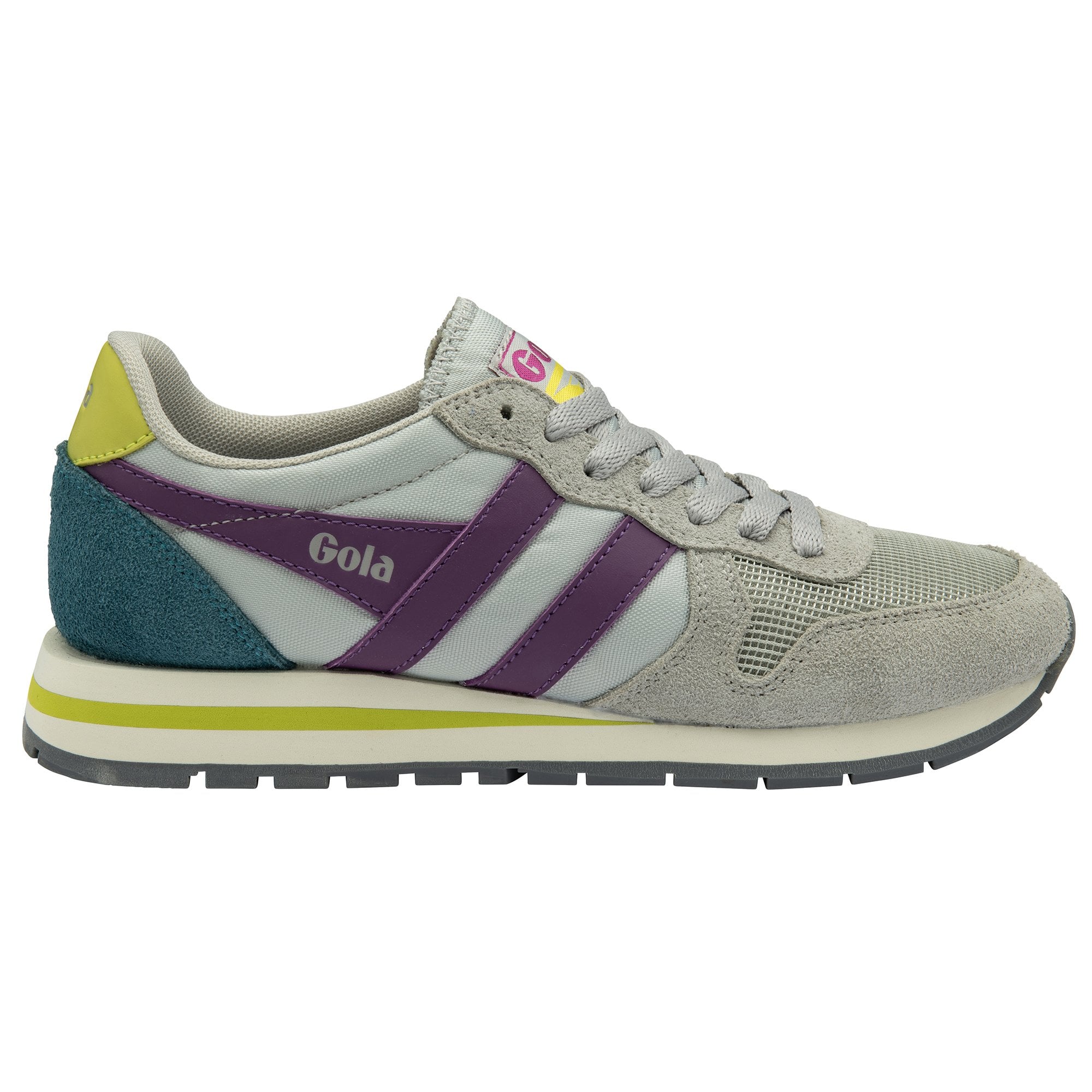 gola-daytona-damen-sneaker-hellgrau-fingerhut-schwefelgelb image 1