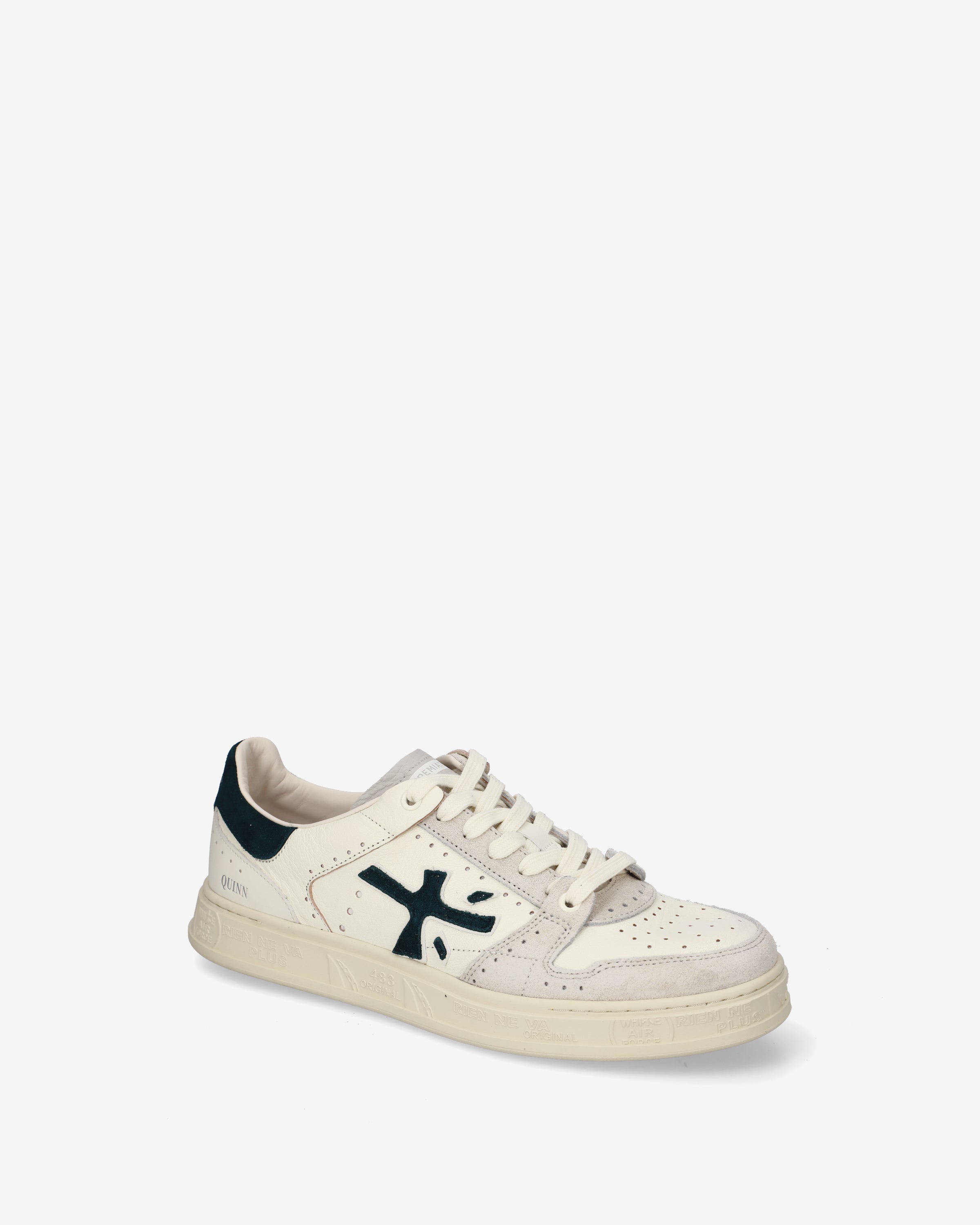 premiata-quinn-8650-sneaker-herren-panna-petrol image 4