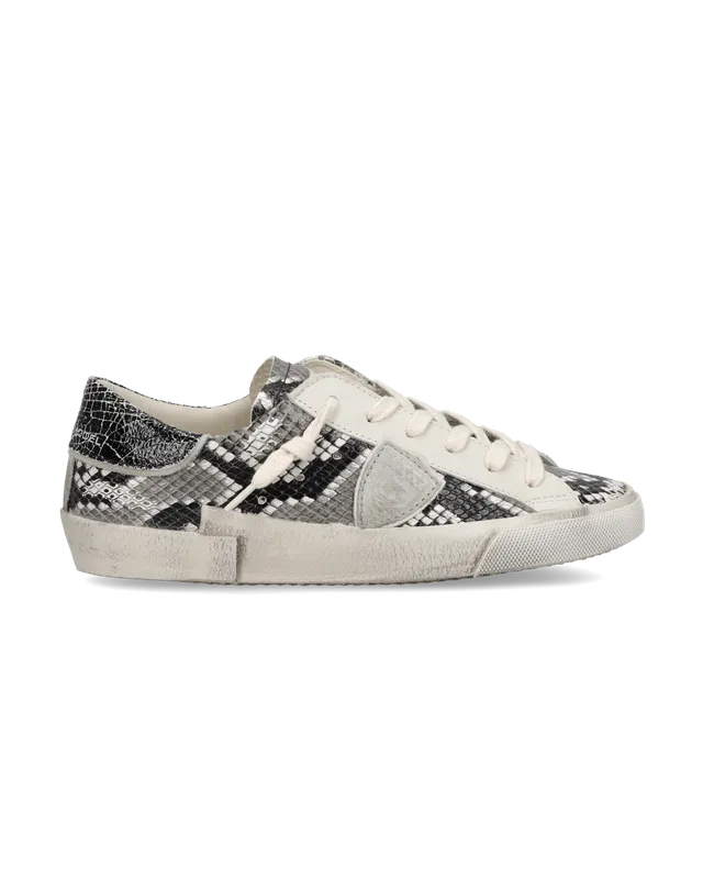 philippe-model-prsx-sneaker-damen-grau-animal-print image 1
