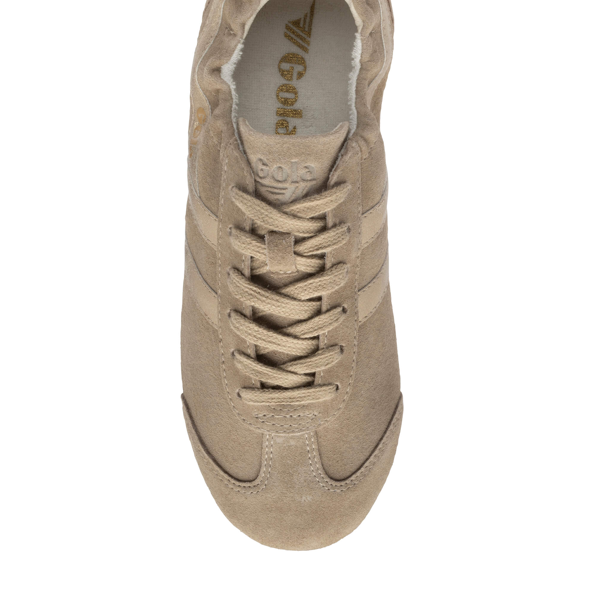 gola-aurora-wildleder-sneaker-damen-bone-gold image 5