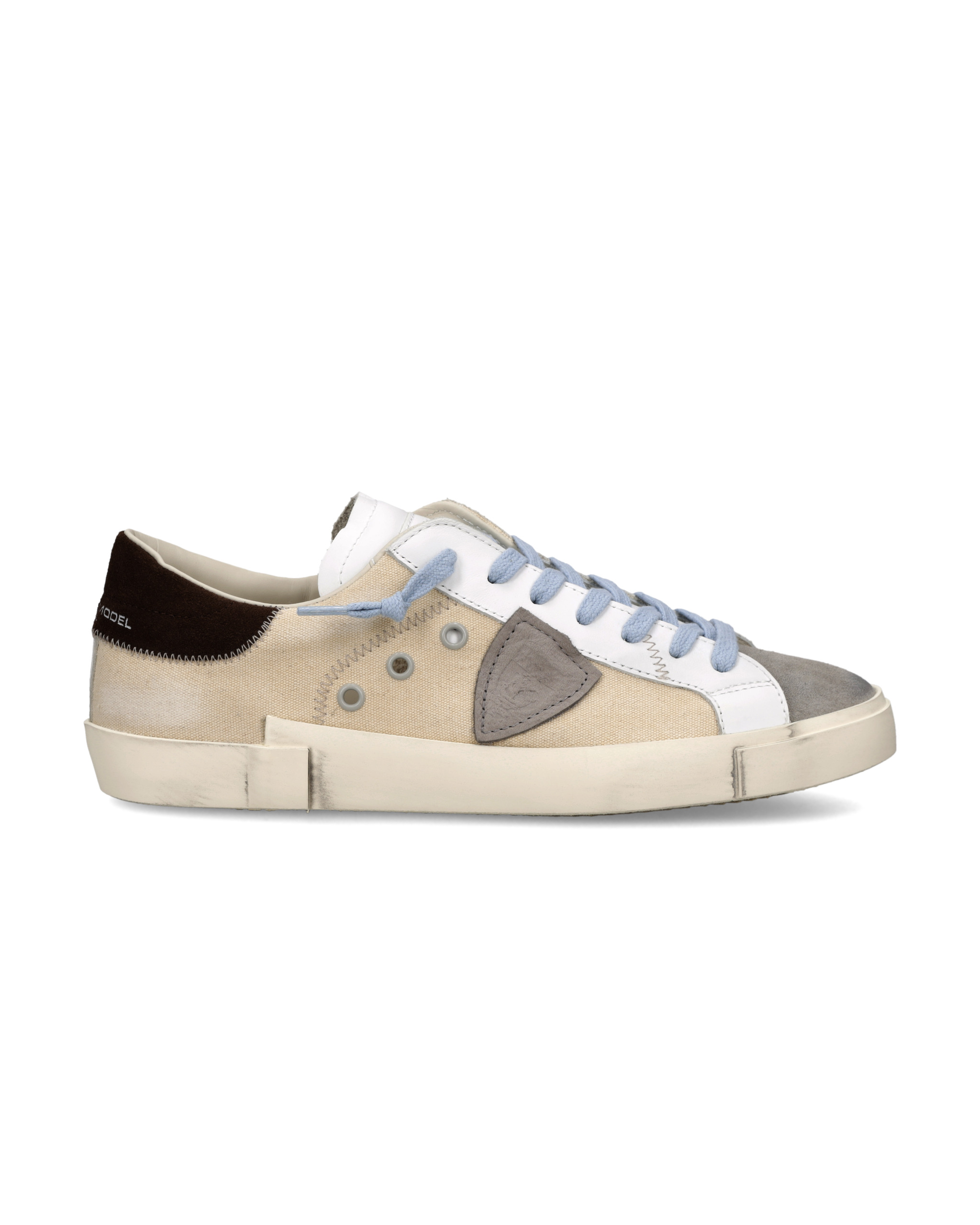 philippe-model-prsx-herren-sneaker-sable-grau-wei image 1