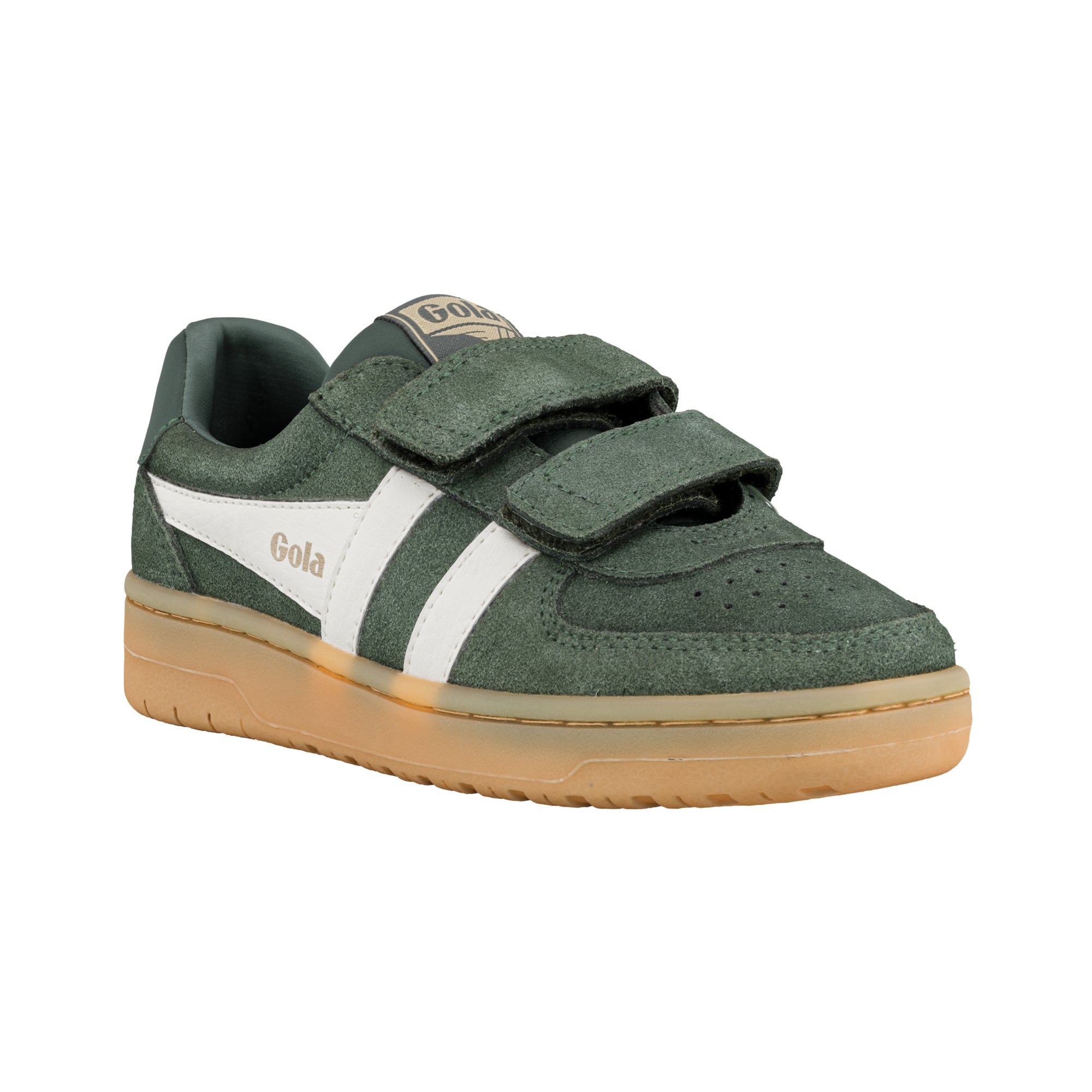 gola-hawk-wildleder-sneaker-f-r-kinder-dark-khaki-strap-klett image 2