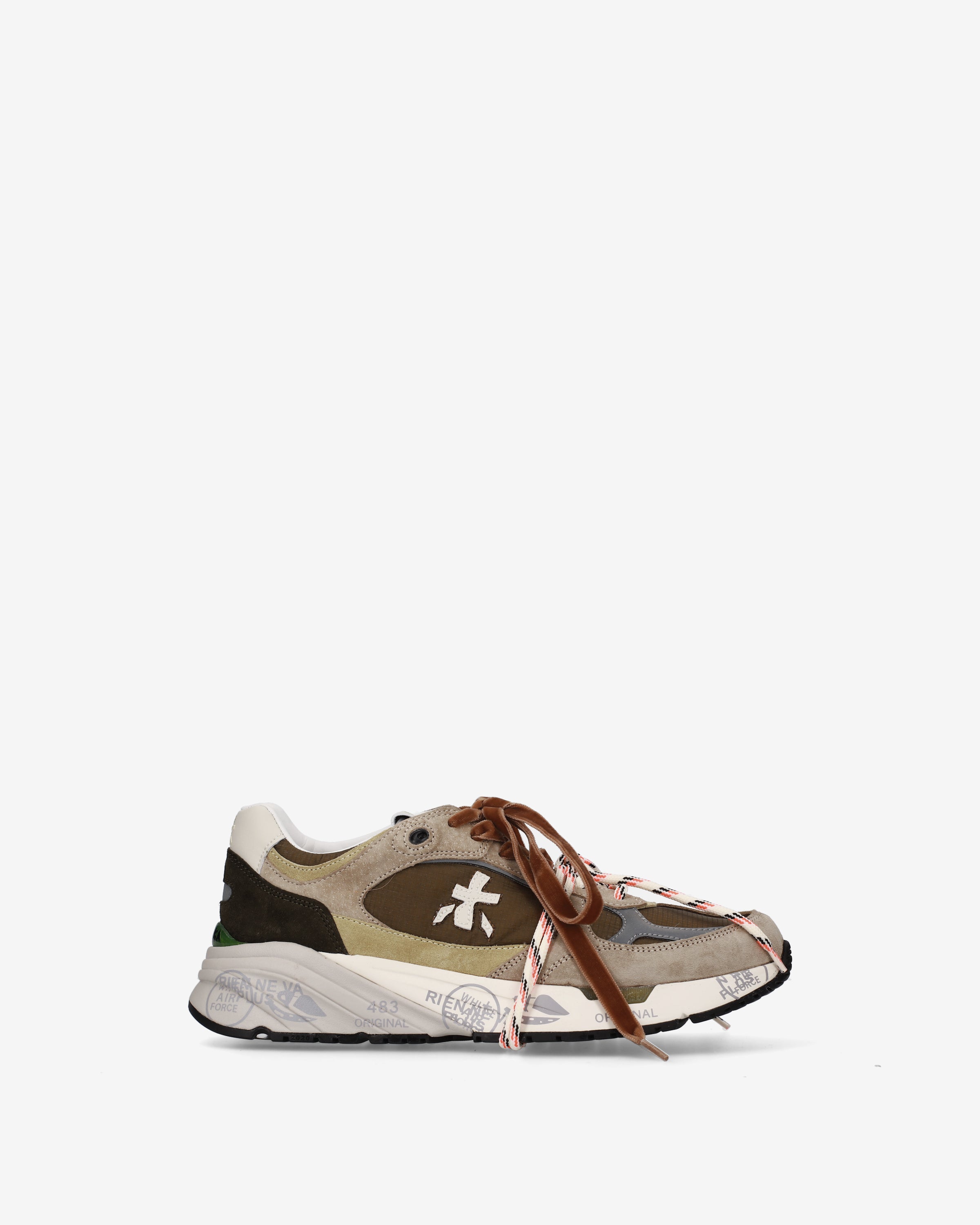 premiata-mased-8521l-sneaker-damen-panna-oliv image 1