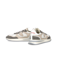 philippe-model-olympique-herren-sneaker-wei-anthrazit-beige image 4