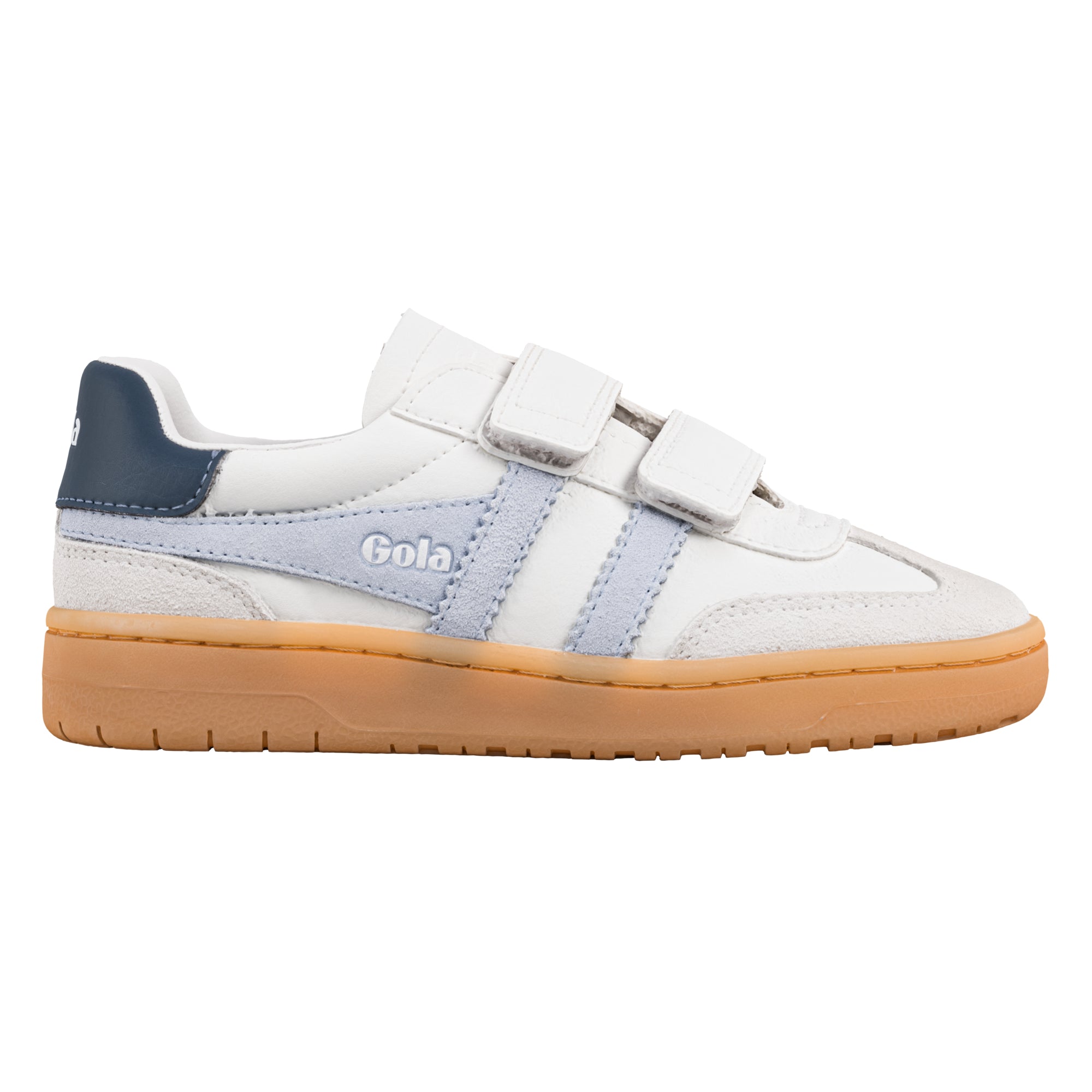 gola-viper-pure-strap-kinder-trainer-wei-es-leder-klettverschluss image 1