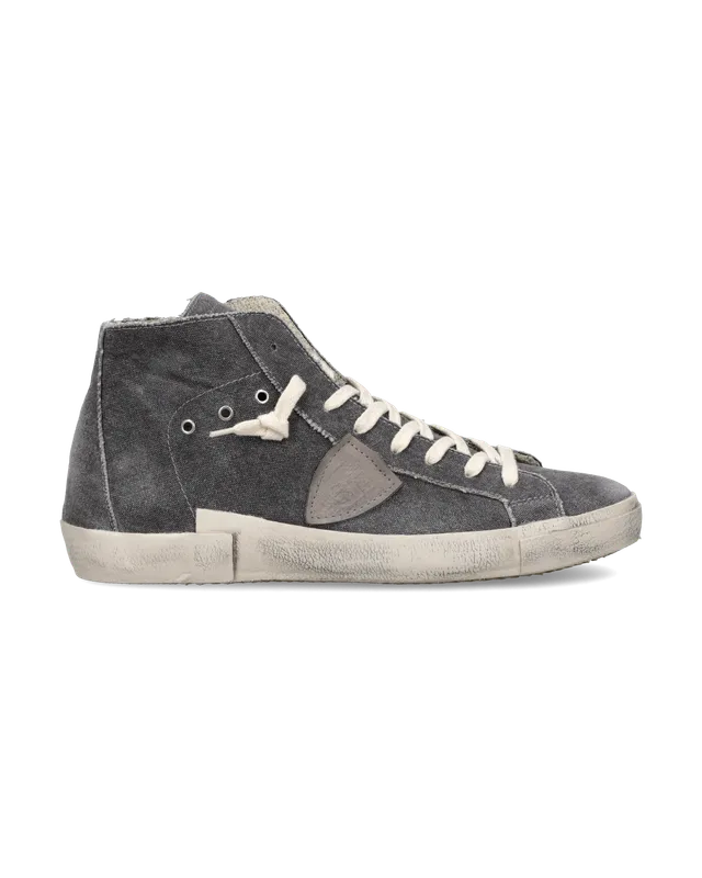 philippe-model-prsx-sneaker-herren-anthrazit-grau image 1