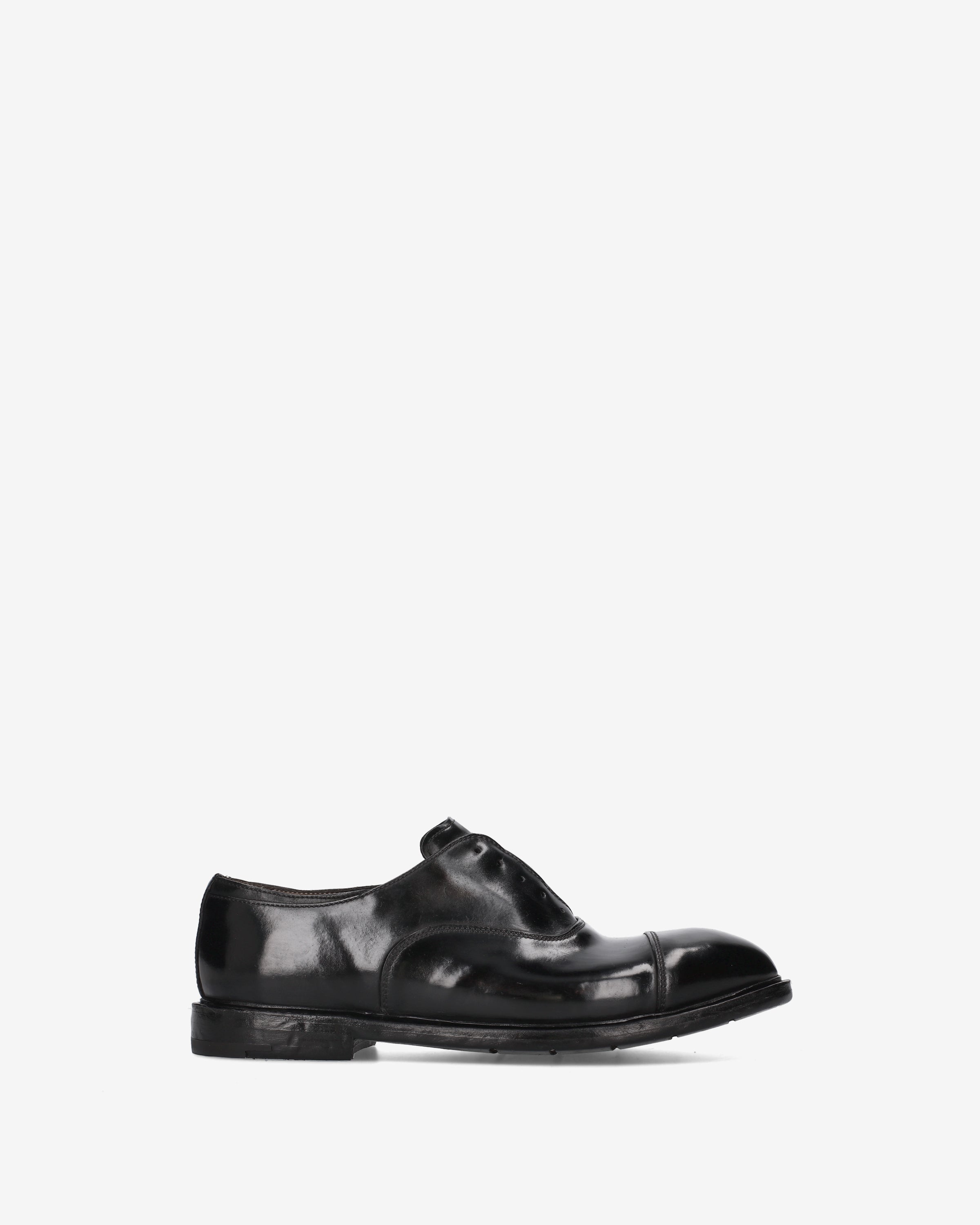 premiata-oxford-schn-rschuh-herren-schwarzes-cordovan-leder image 1