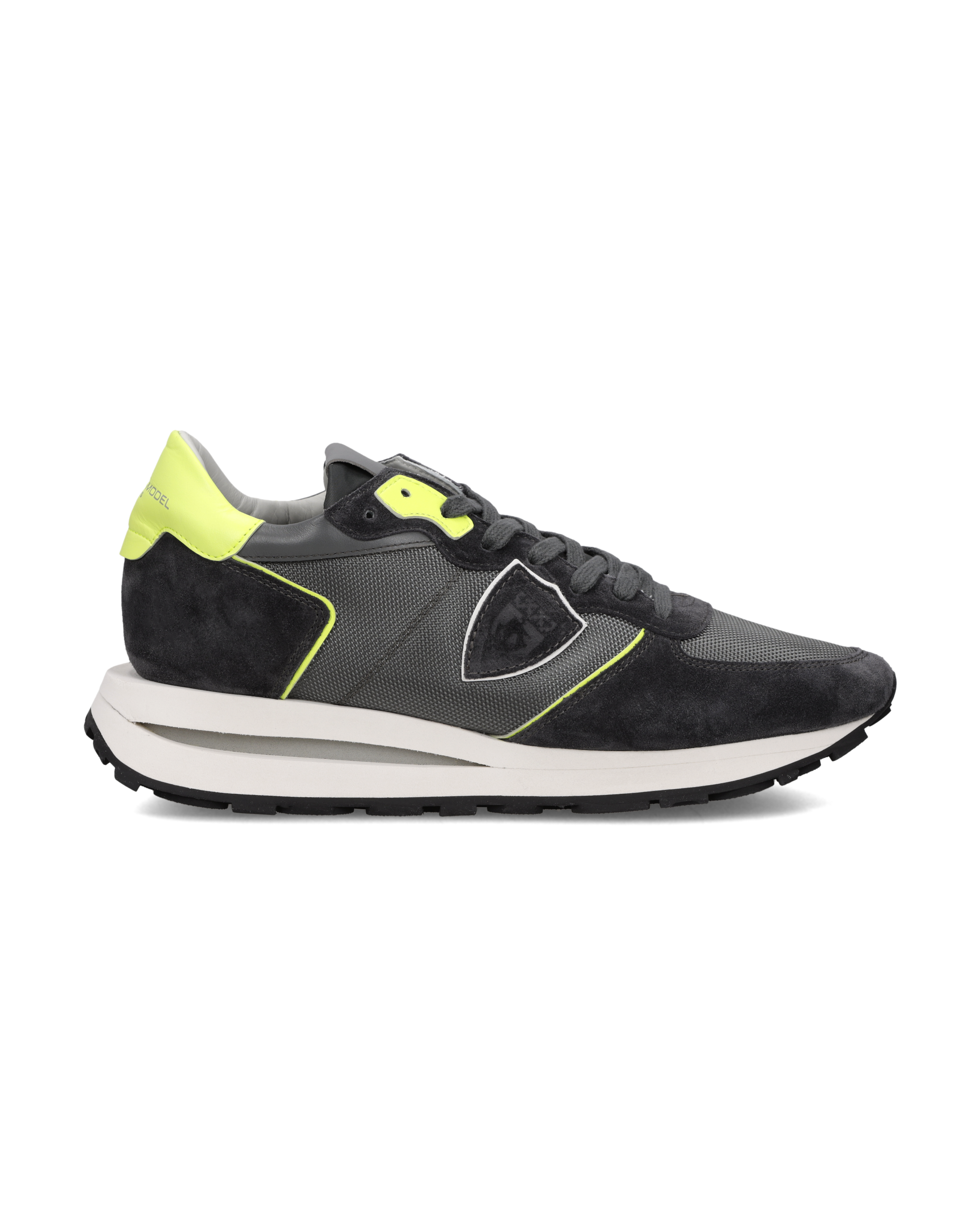 philippe-model-tropez-haute-herren-high-sneaker-grau-gelb image 1