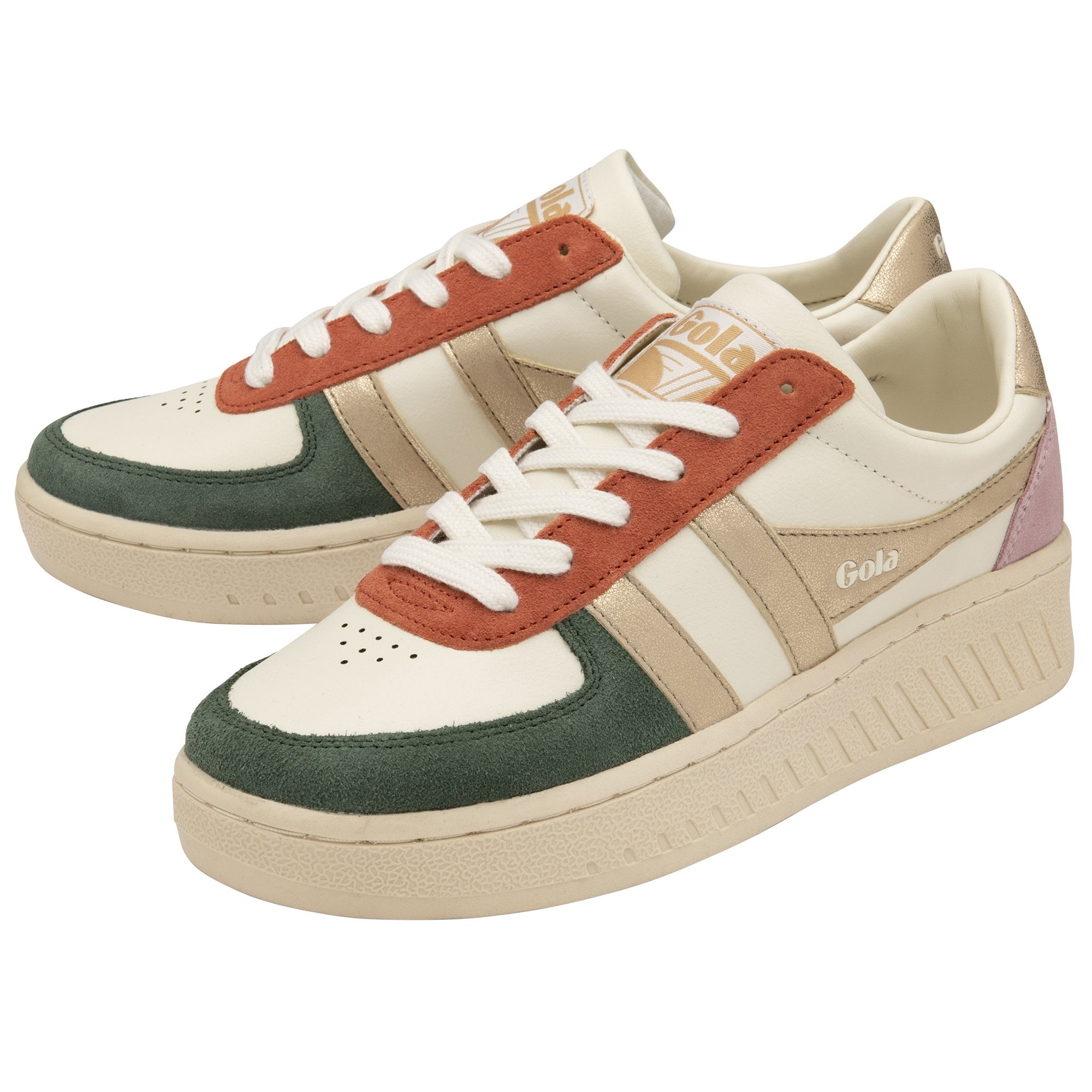 gola-grandslam-quadrant-sneaker-f-r-damen-off-white-multicolor image 3
