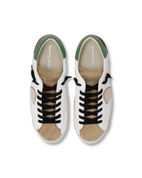 philippe-model-prsx-sneaker-herren-wei-flaschengr-n-braun image 5