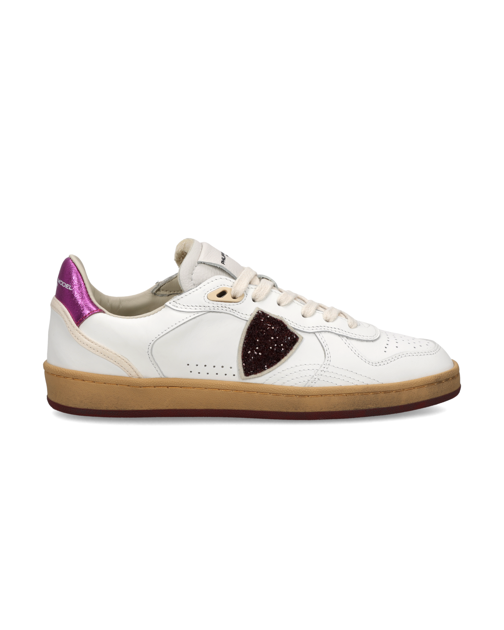 philippe-model-pgal-damen-sneaker-wei-fuchsia-metallic image 1